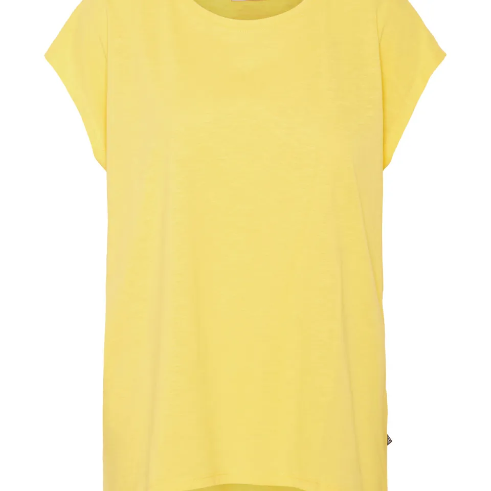 Noisy May t-shirt oversize col rond ourlet arrondi