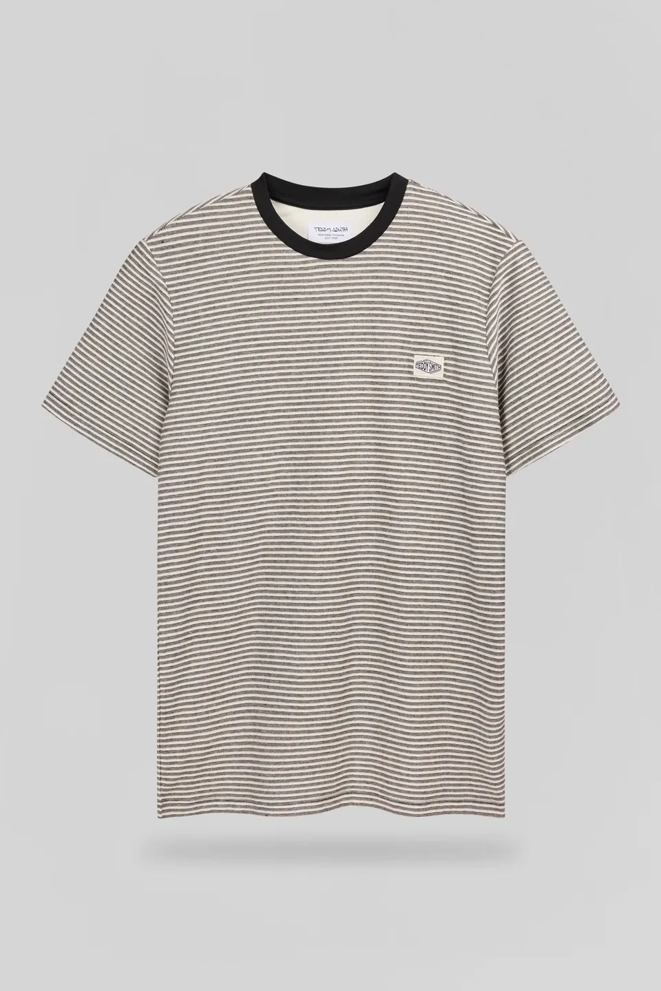 Teddy Smith T-Joos MC t-shirt rayé noir homme