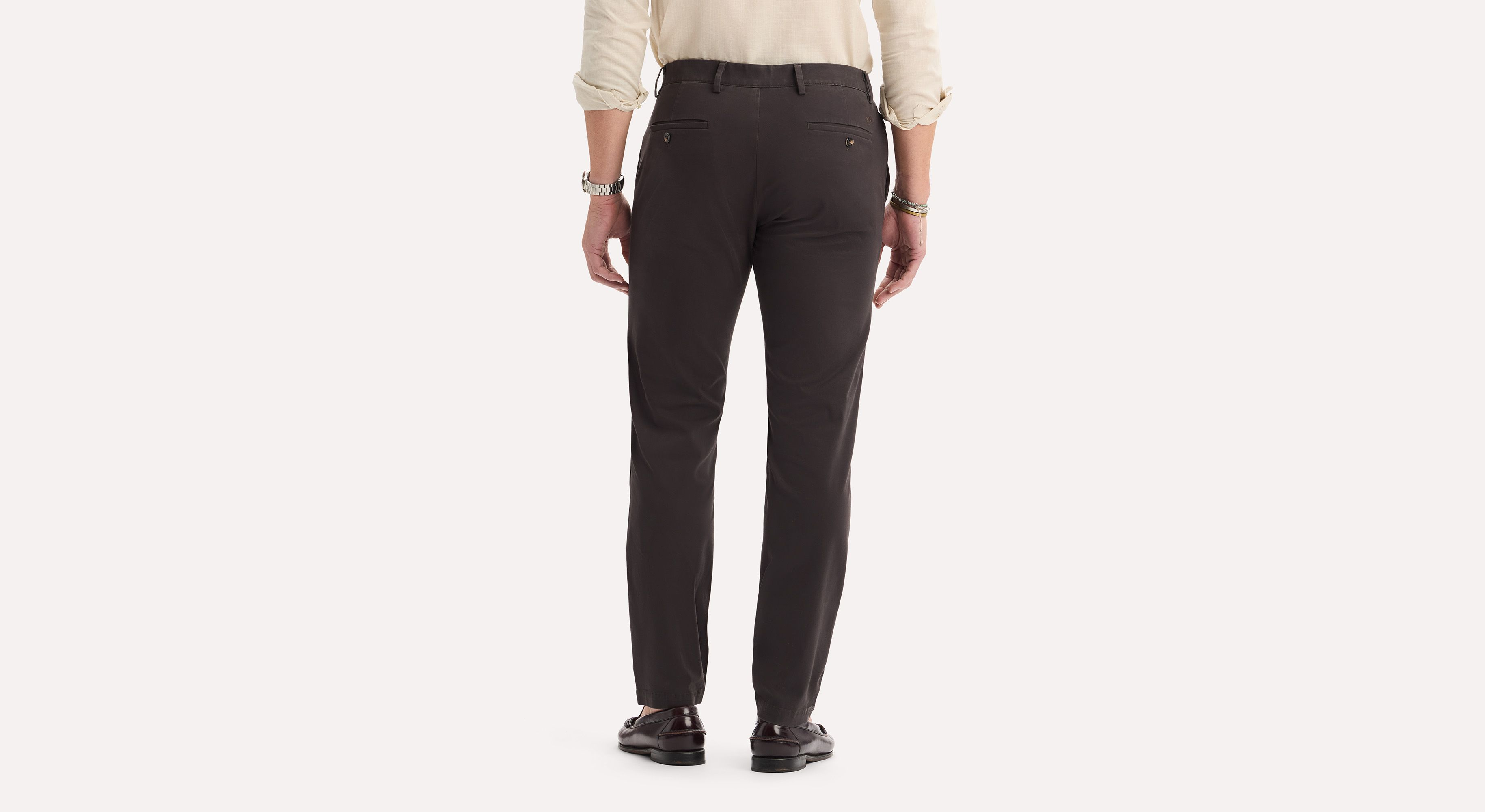 Dockers Crafted Khaki chino slim tapered marron