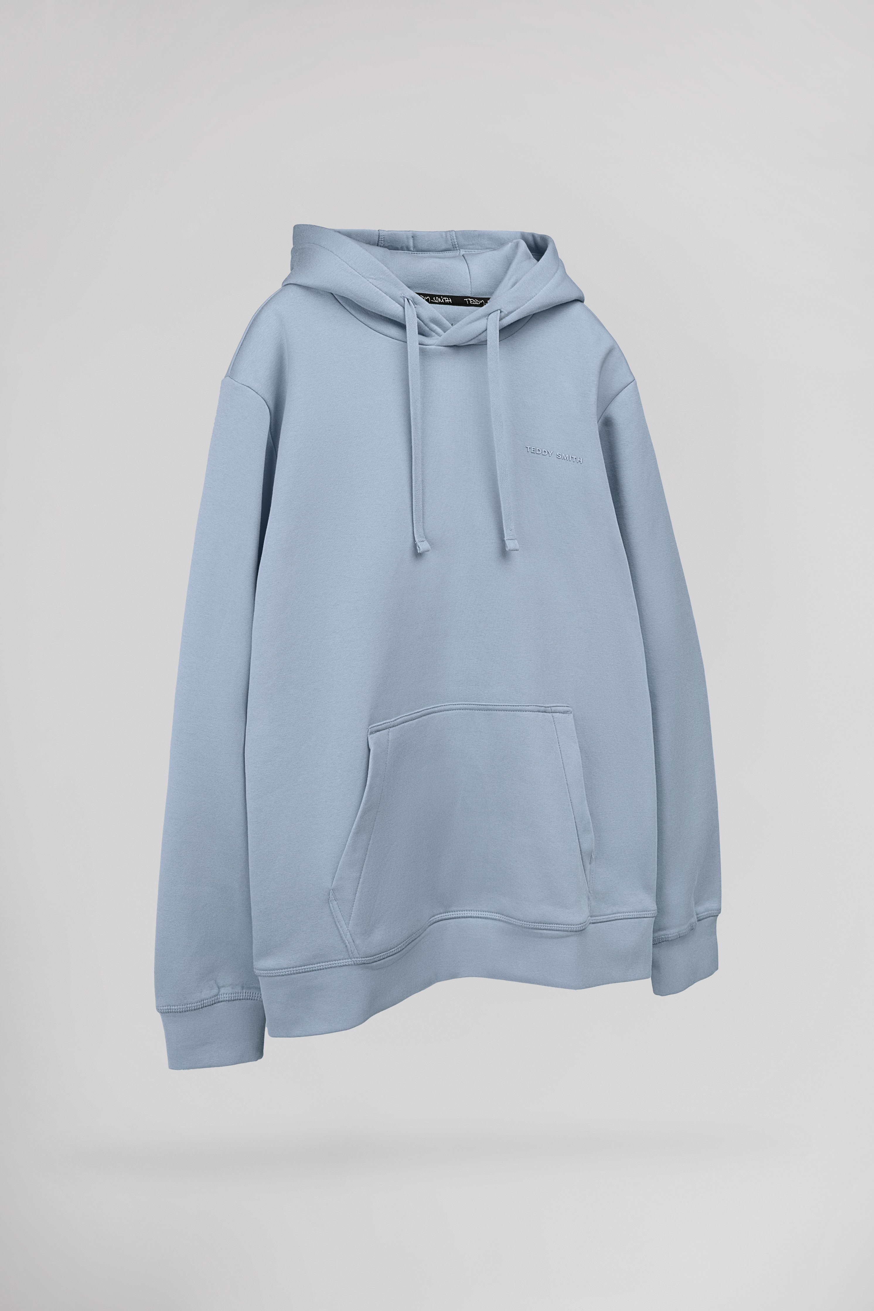 Teddy Smith S-Nark Hoody sweat capuche bleu minéral