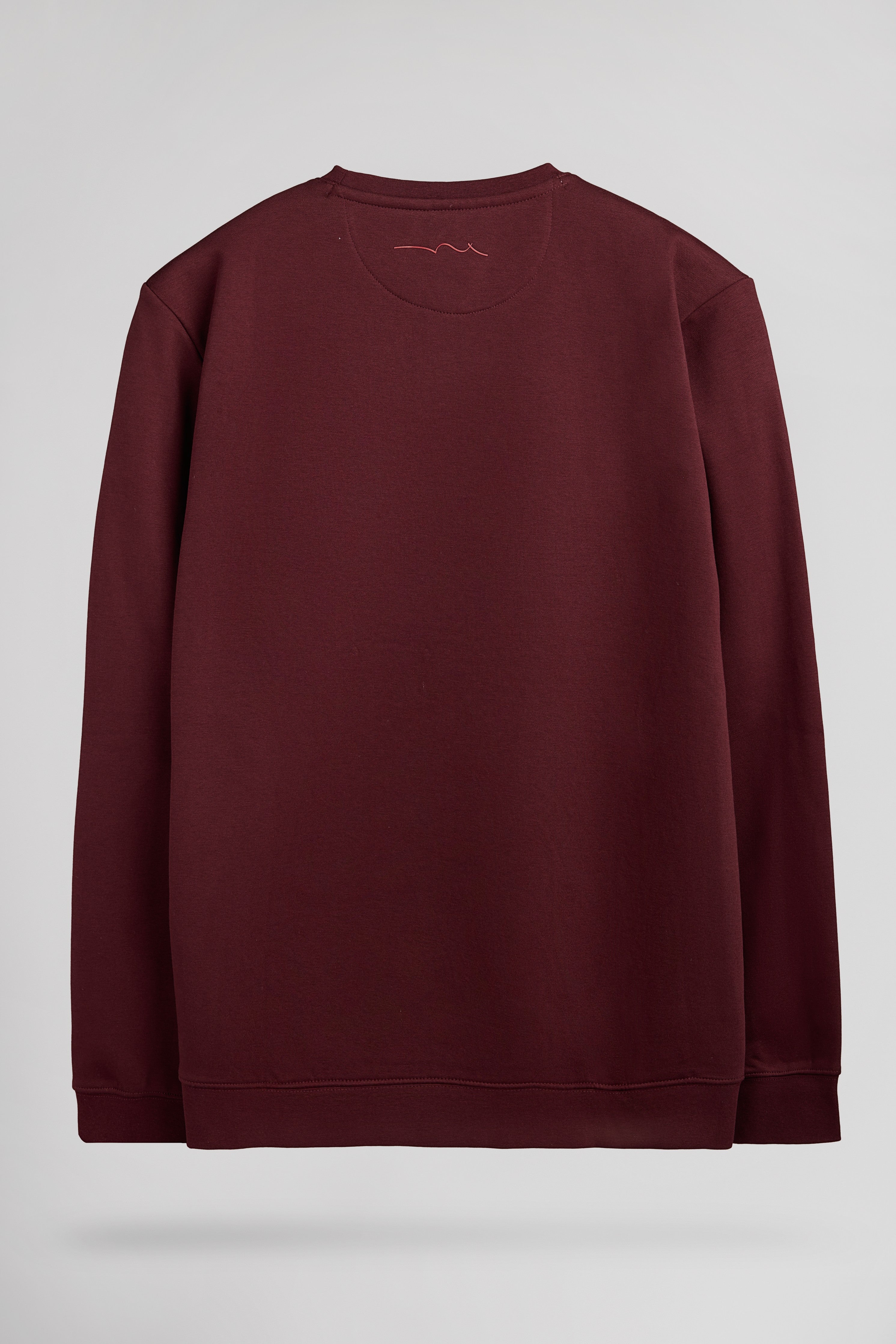 Teddy Smith S-Nark RC sweat col rond bordeaux molleton