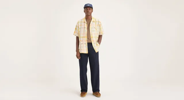 Dockers Eighty-Six chino plissé homme bleu marine