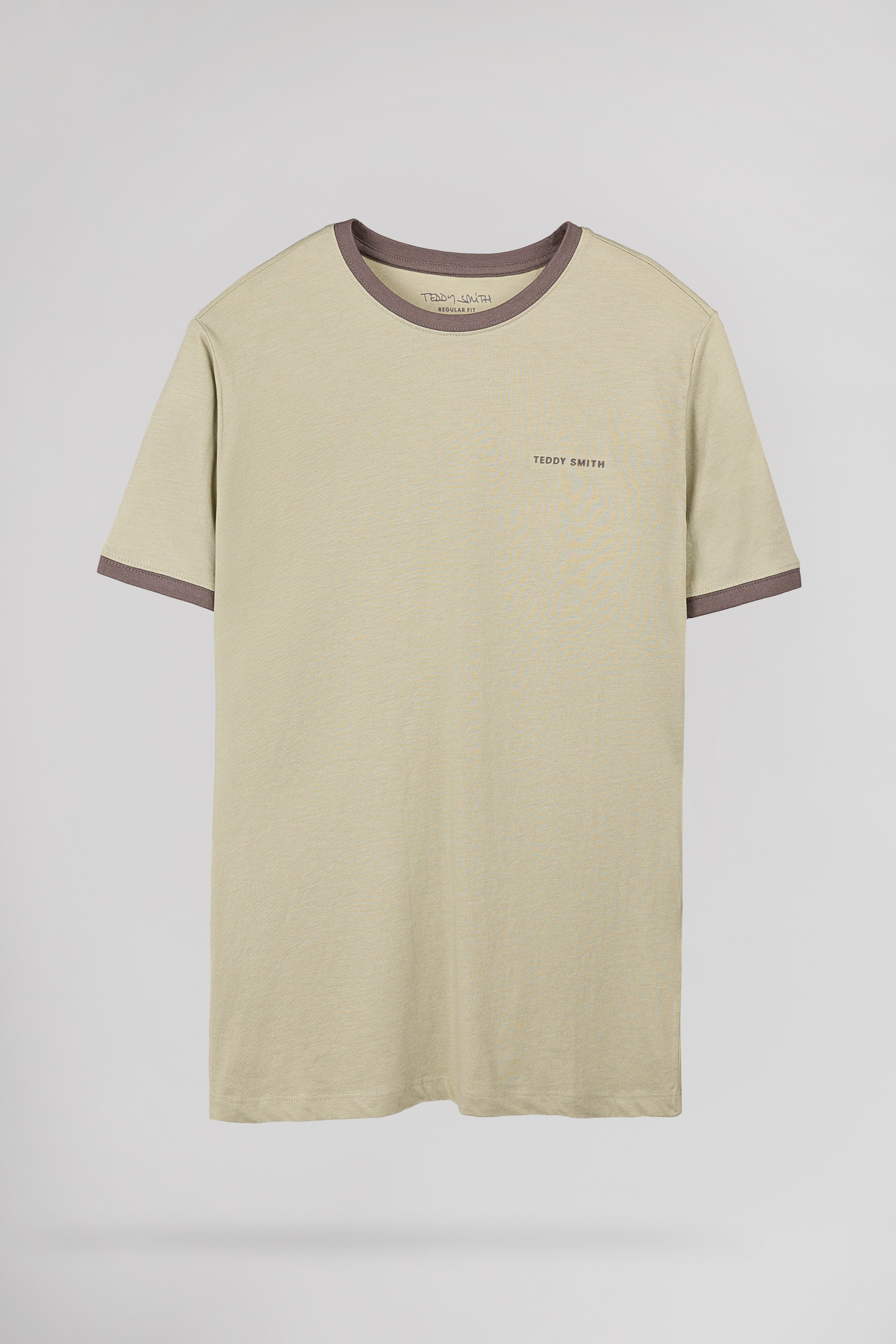 TEDDY SMITH THE-TEE 2 t-shirt chiné vert sauge homme