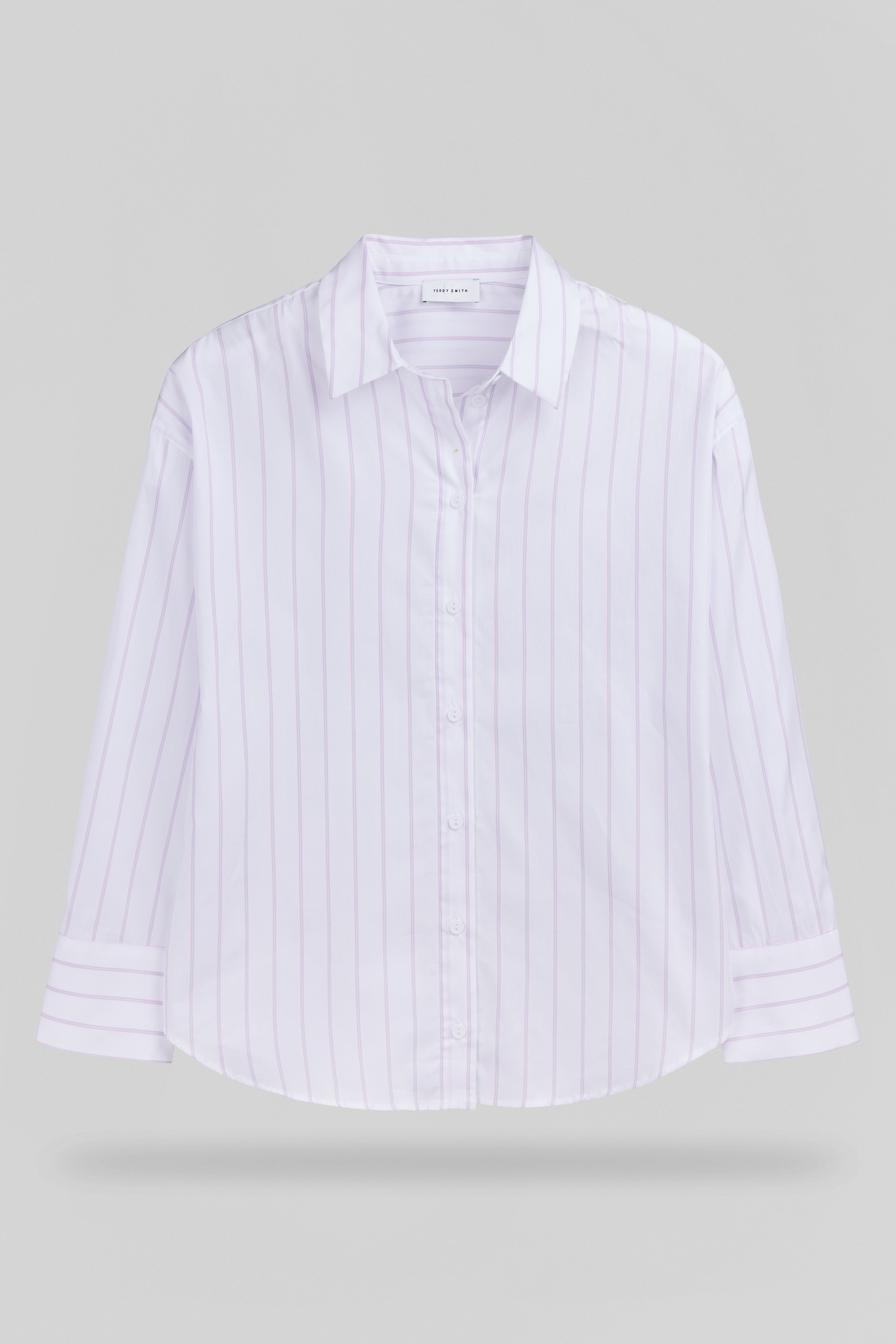 Teddy Smith C-Charlina Blanc chemise femme popeline