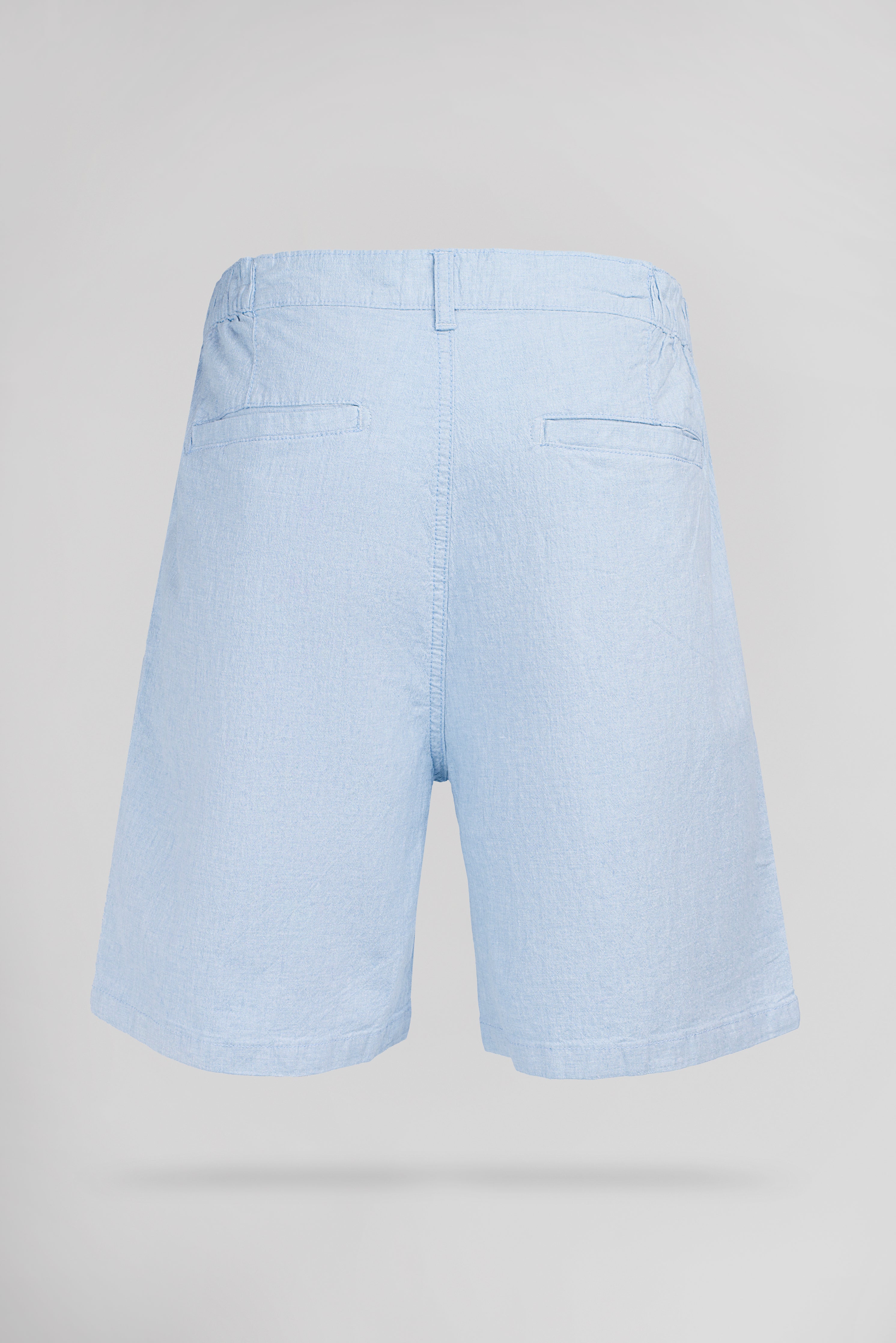 Teddy Smith S-Linen Chino S short homme bleu pastel lin