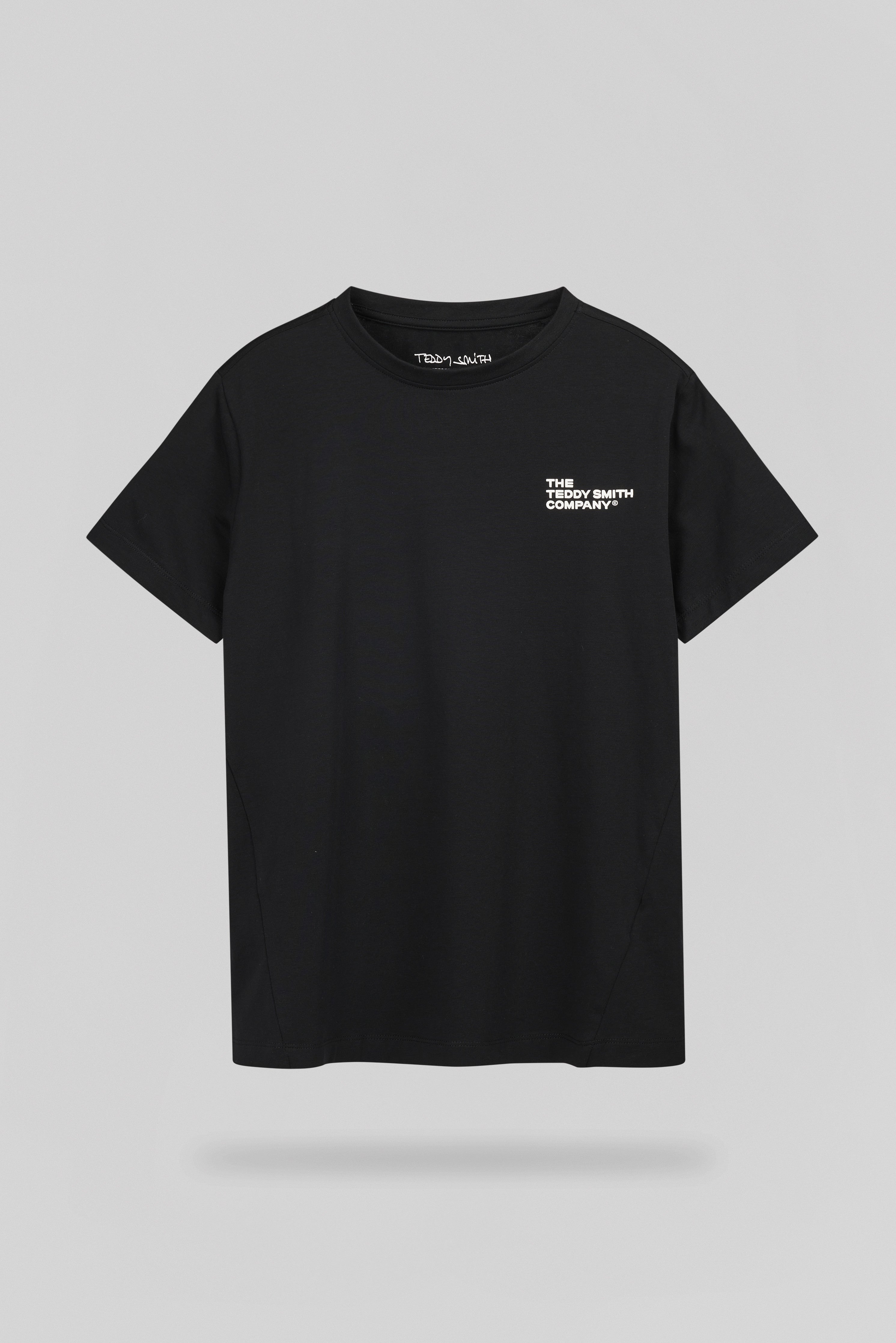 Teddy Smith T-Company MC JR t-shirt Noir coton stretch