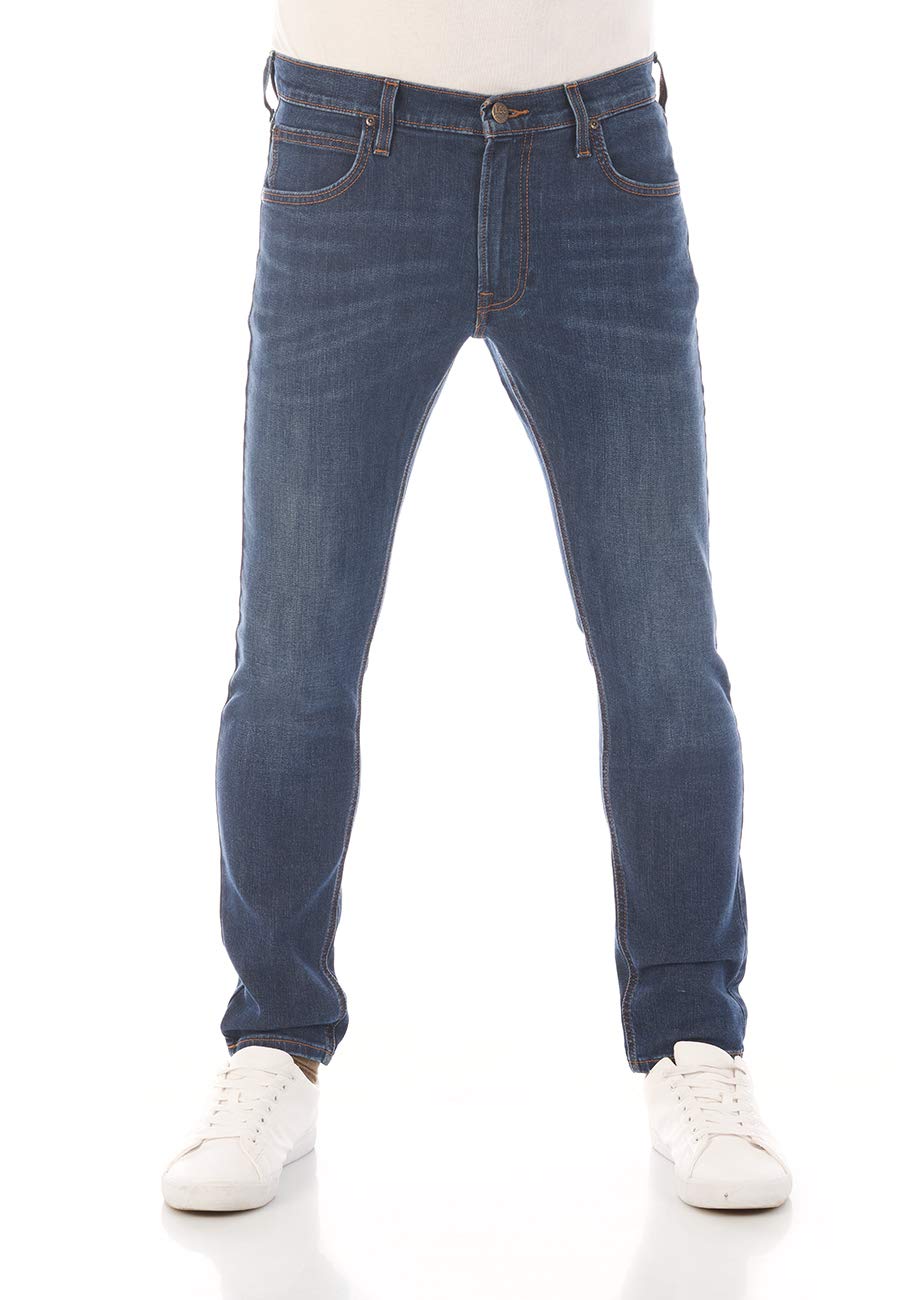Lee Luke jean homme bleu foncé W31 L34 tapered
