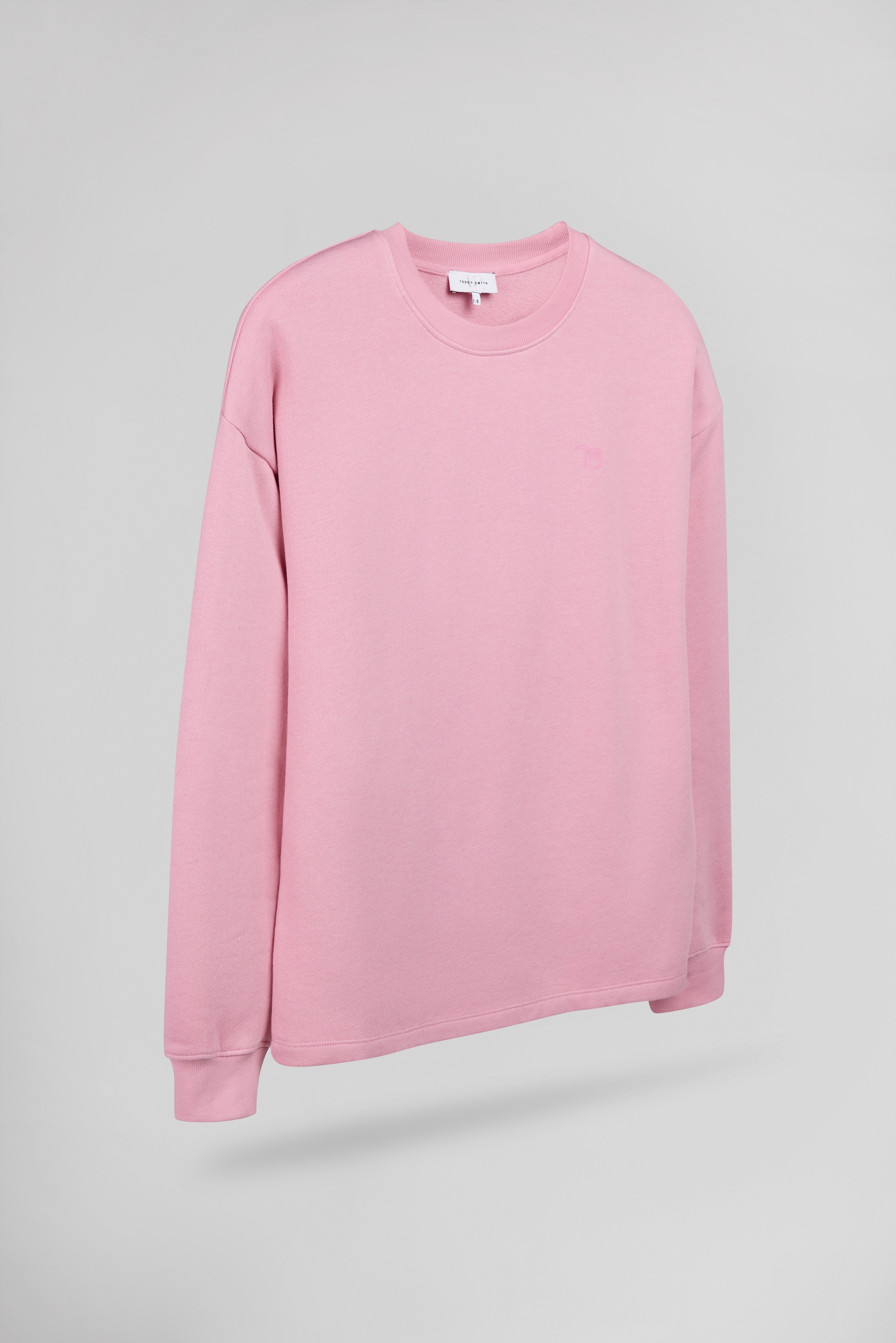Teddy Smith S-Lucile Rose Bonbon sweat femme ample