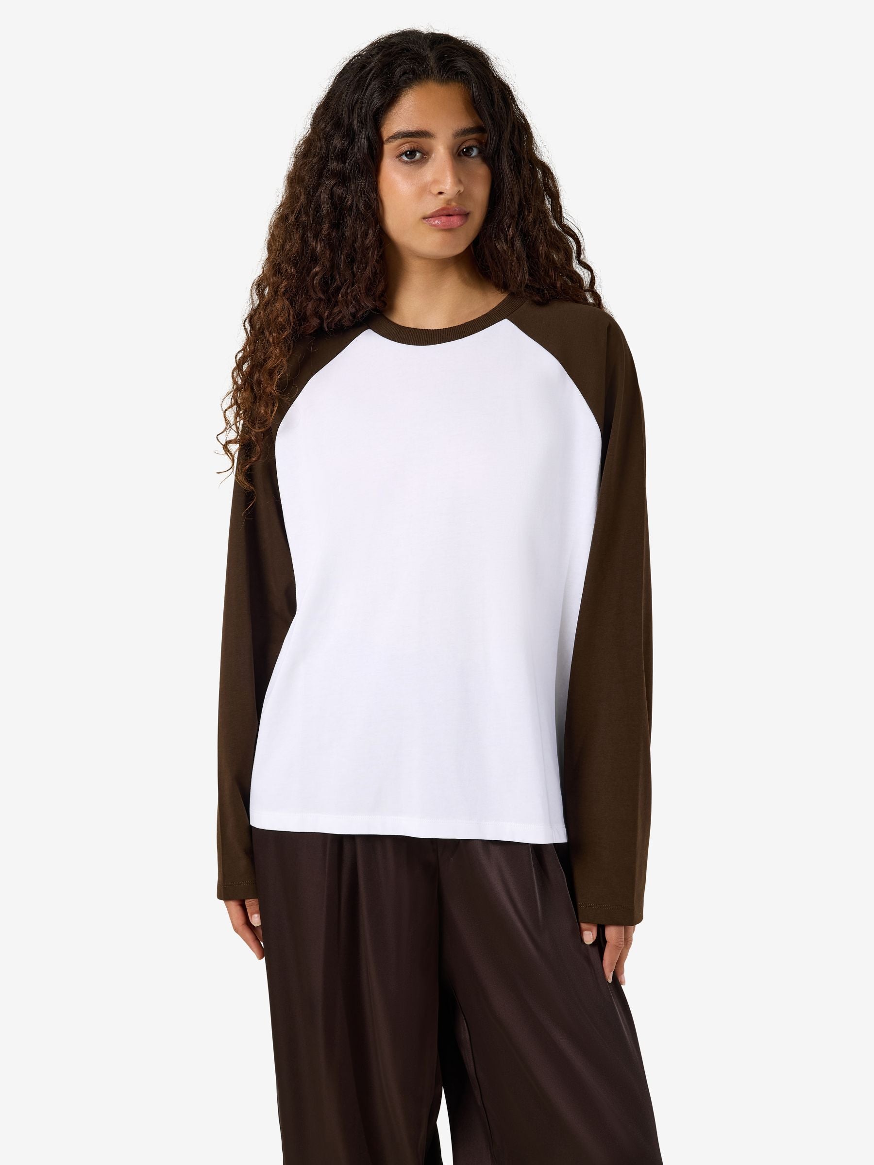 Noisy May Nmember top colourblock raglan