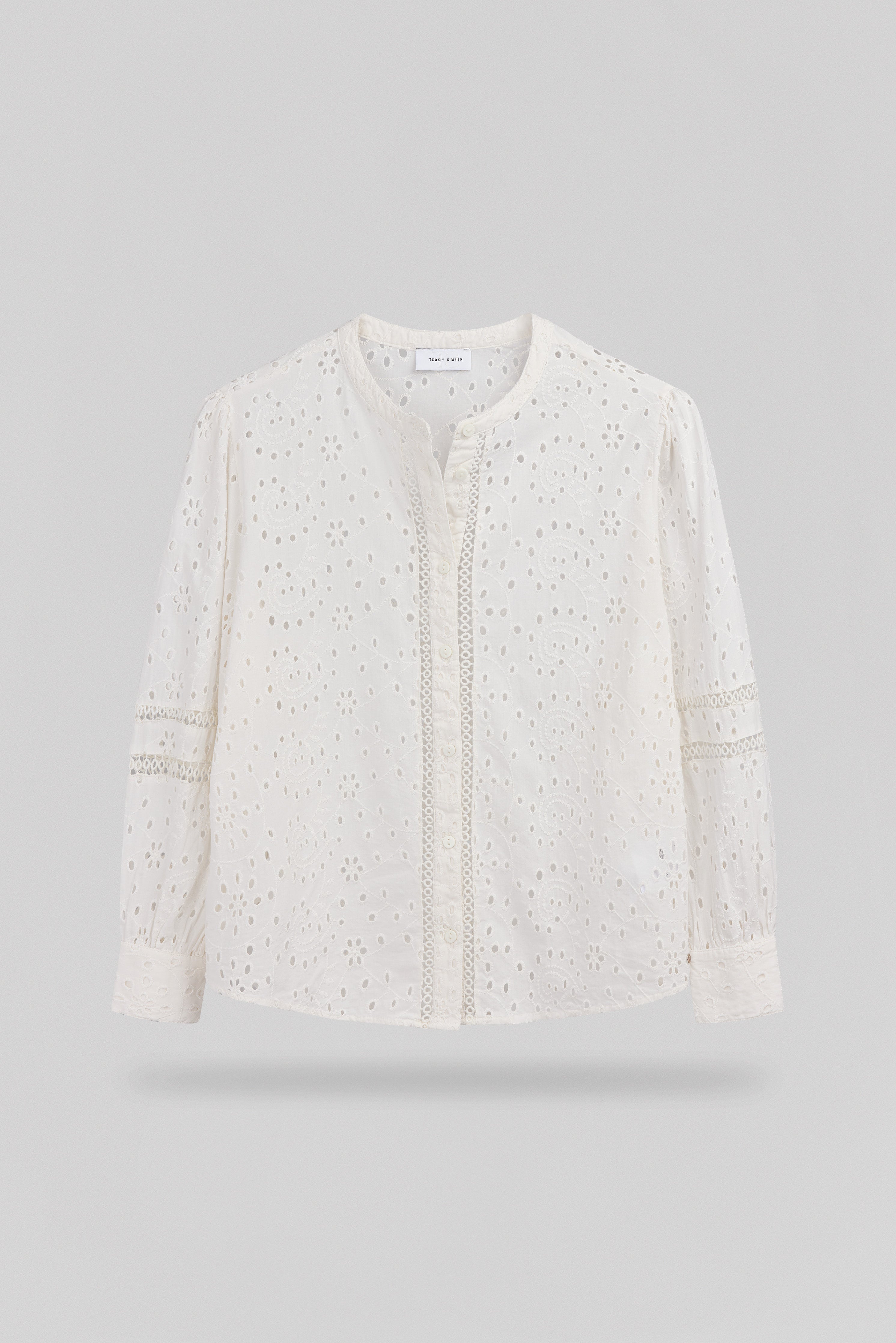 Teddy Smith C-Heli chemise brodée blanche femme