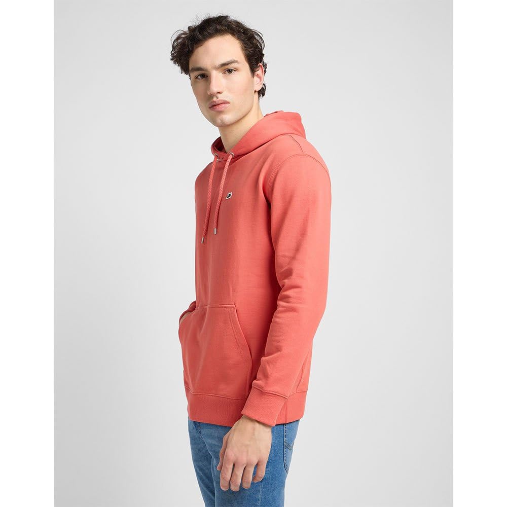 Lee Easy Fit sweat capuche homme coton marine