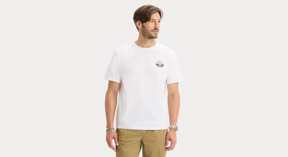 Dockers Graphic Tee t-shirt regular blanc
