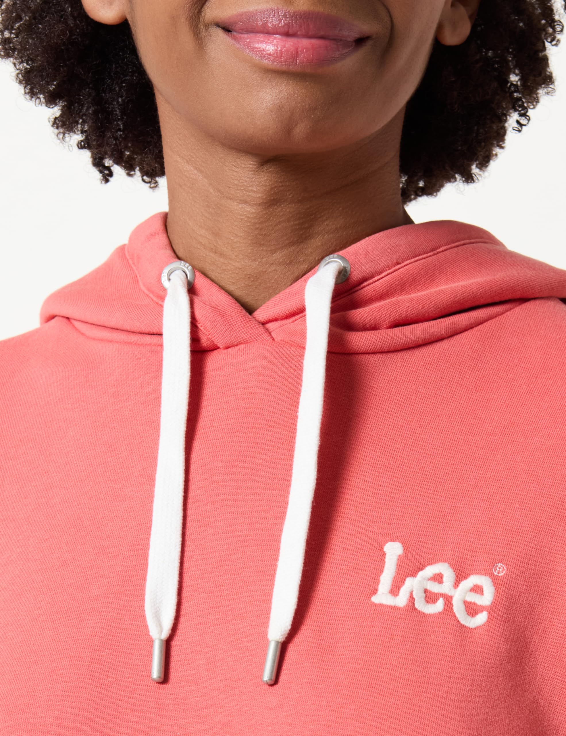 Lee Essential sweat à capuche femme Pois coupe droite