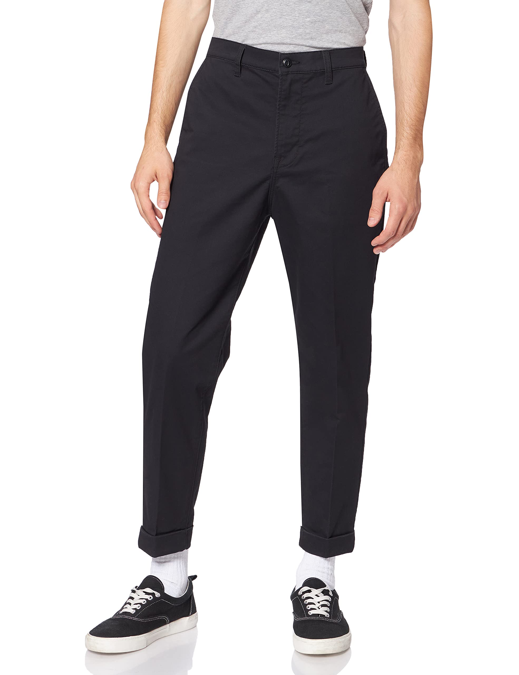 Lee Tapered Chino chino marron 28W 32L coupe fuselée