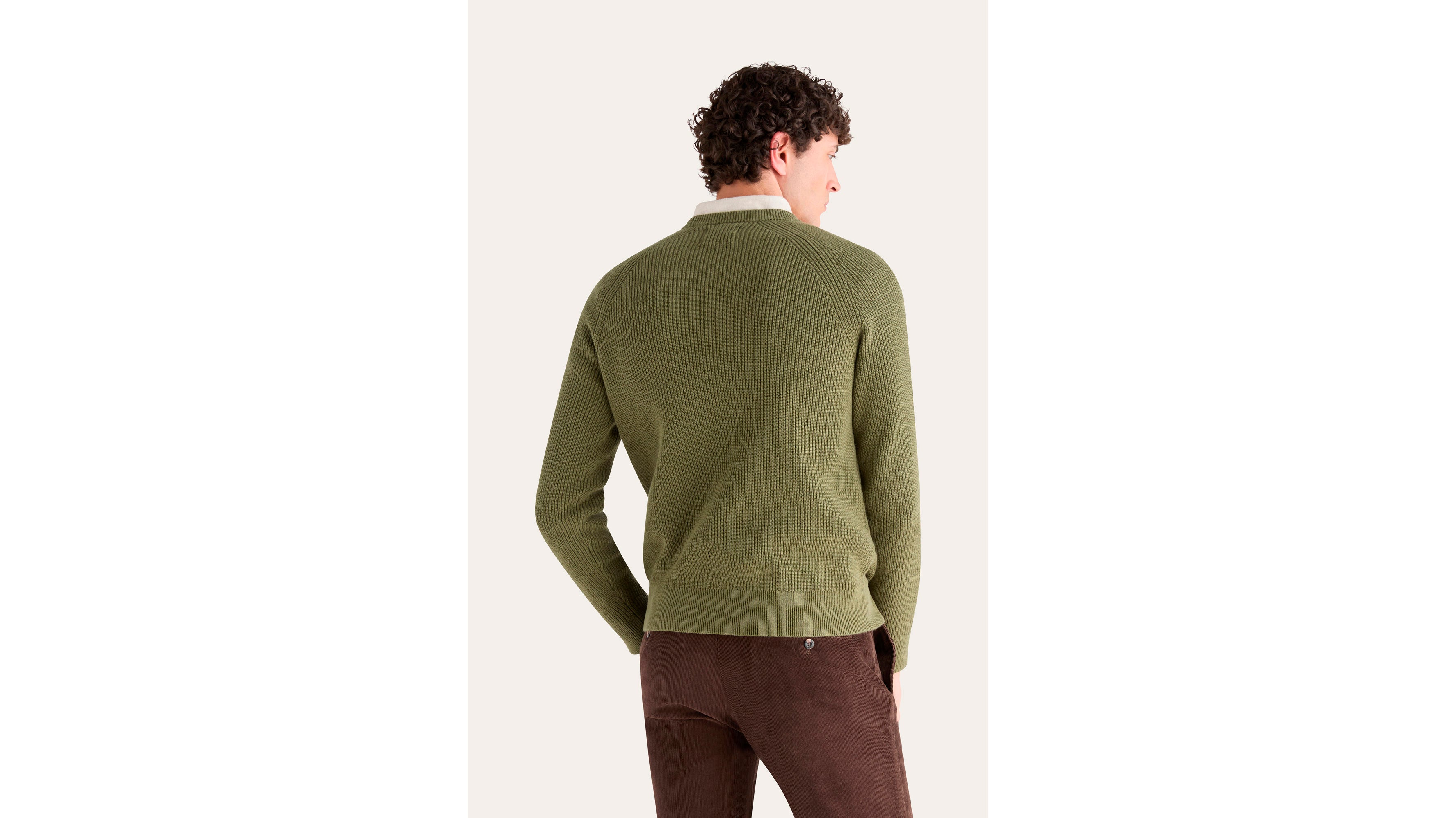Dockers Regular pull col rond vert winter moss