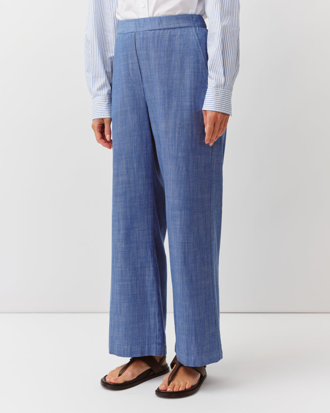 DIEGA Pantero pantalon bleu coupe droite