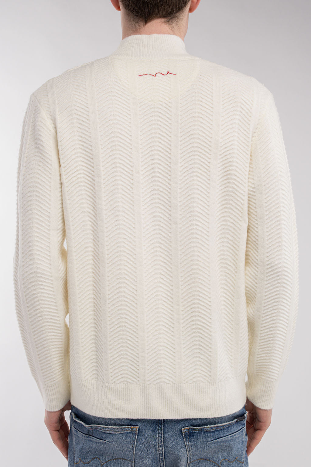 Teddy Smith P-Bacary Cream pull col montant crème homme