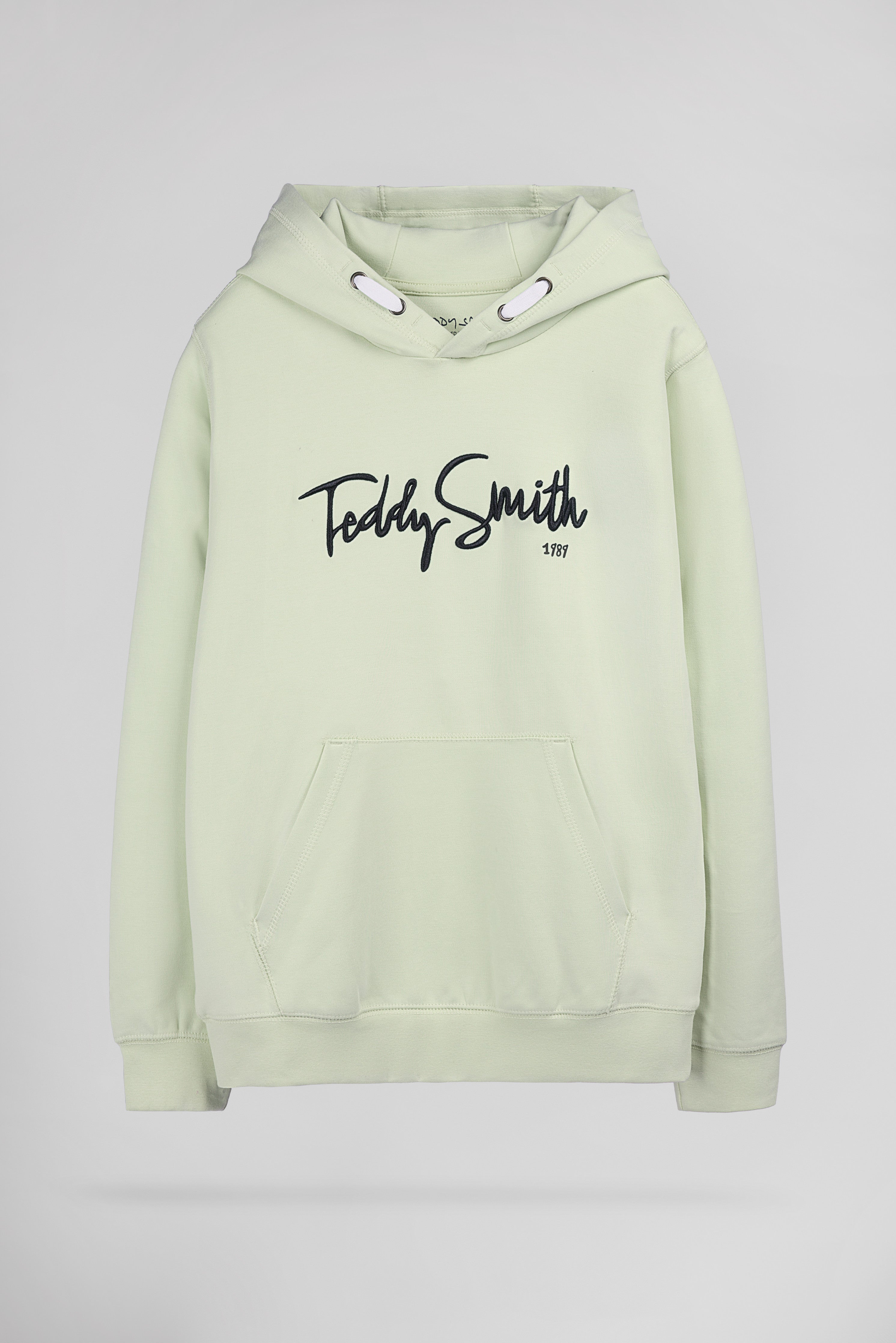 Teddy Smith S-Evry Hoody JR sweat capuche vert nacre garcon