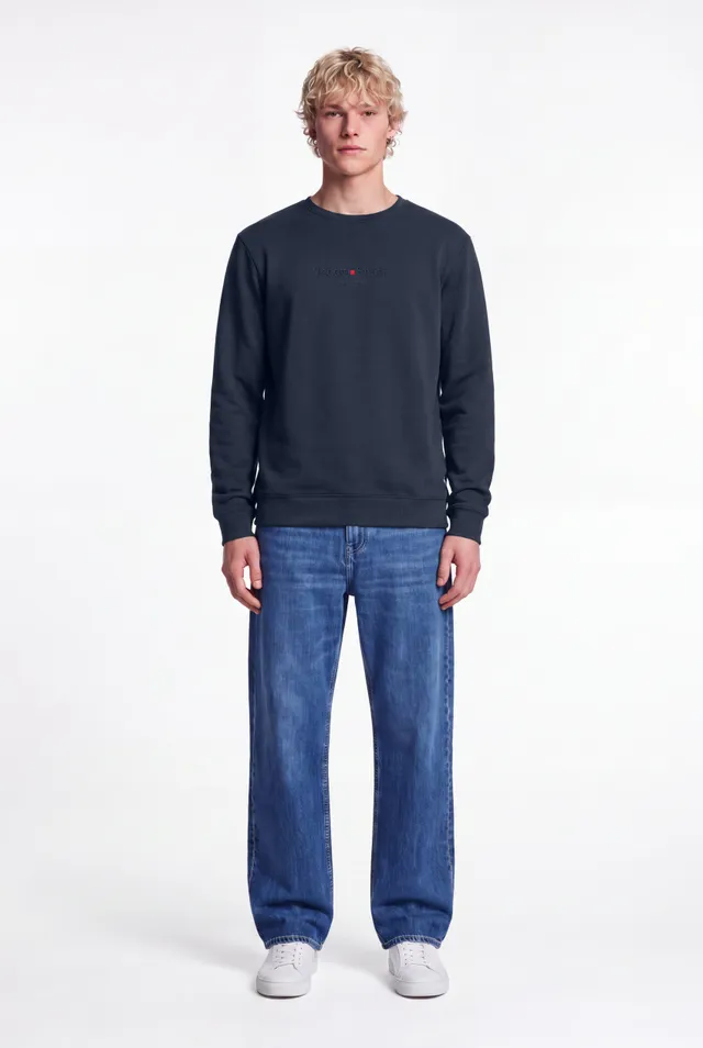 Teddy Smith S-Jim RC sweat bleu total navy homme