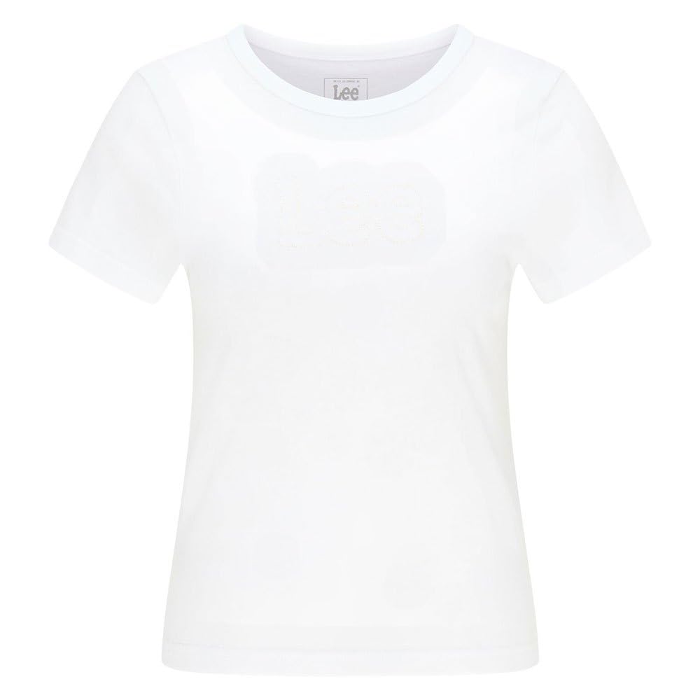 Lee Slim Cropped Tee t-shirt femme blanc ajusté