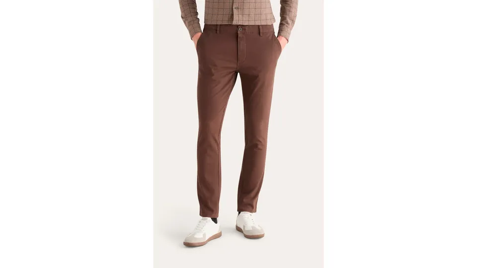 Dockers Ultimate chino skinny marron stretch