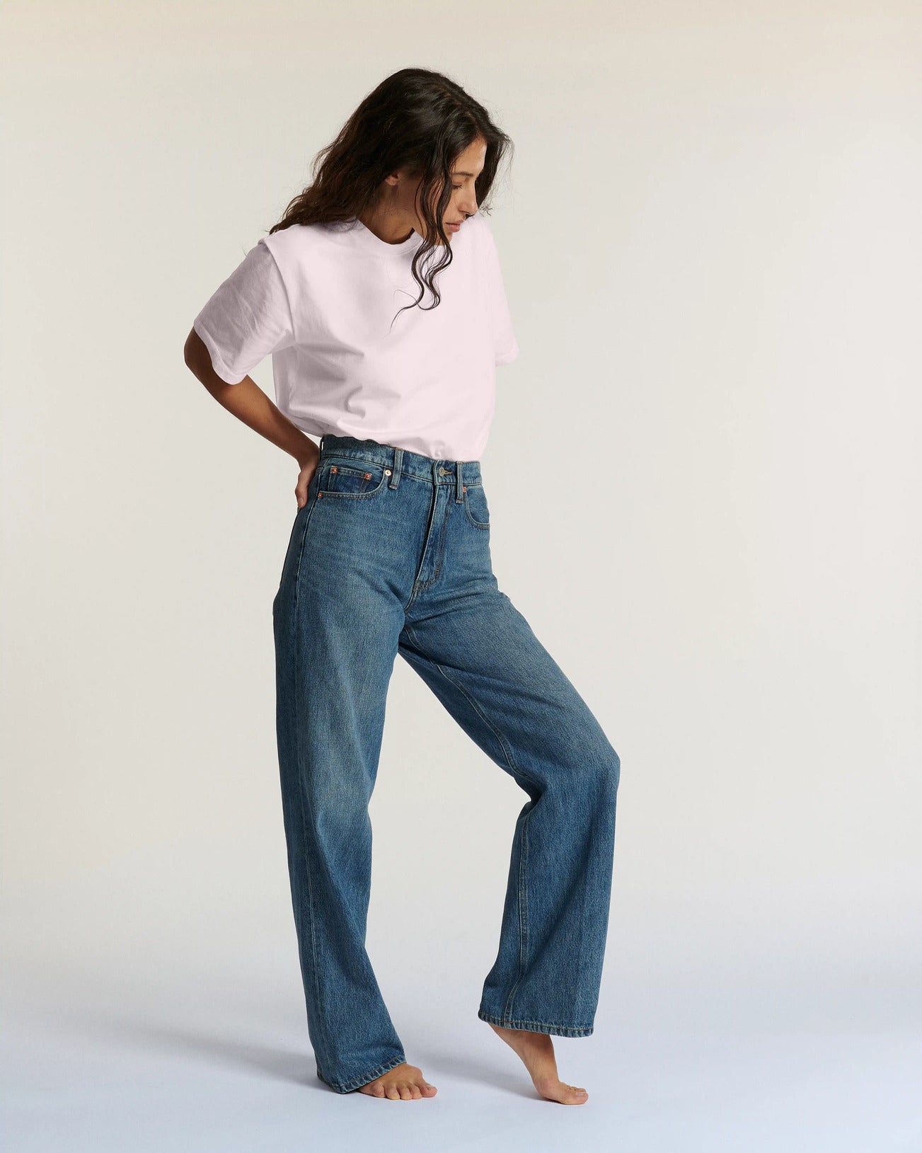 Labdip Carson Candy t-shirt droit coton rose