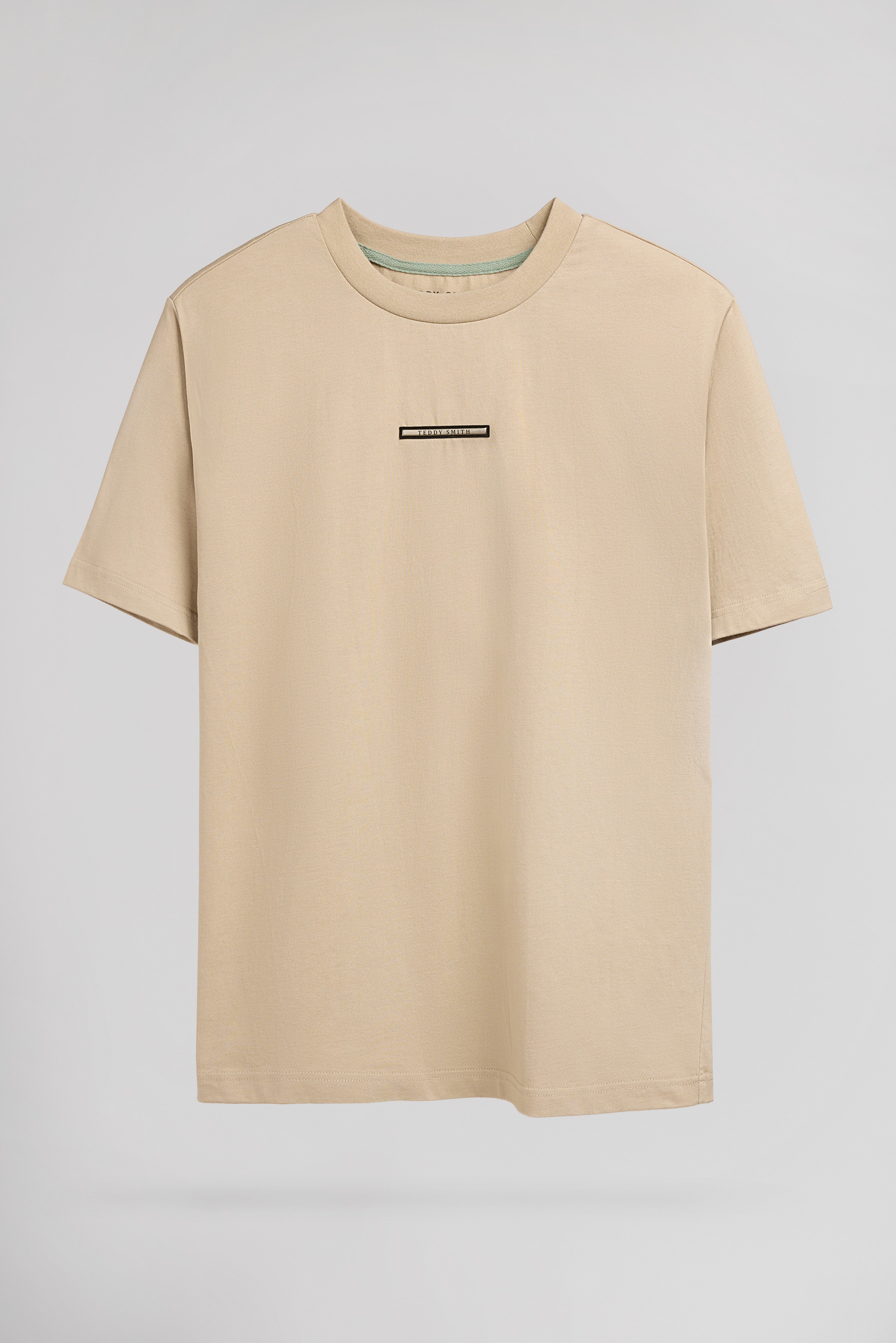 Teddy Smith T-Olivio MC T-shirt homme beige ample
