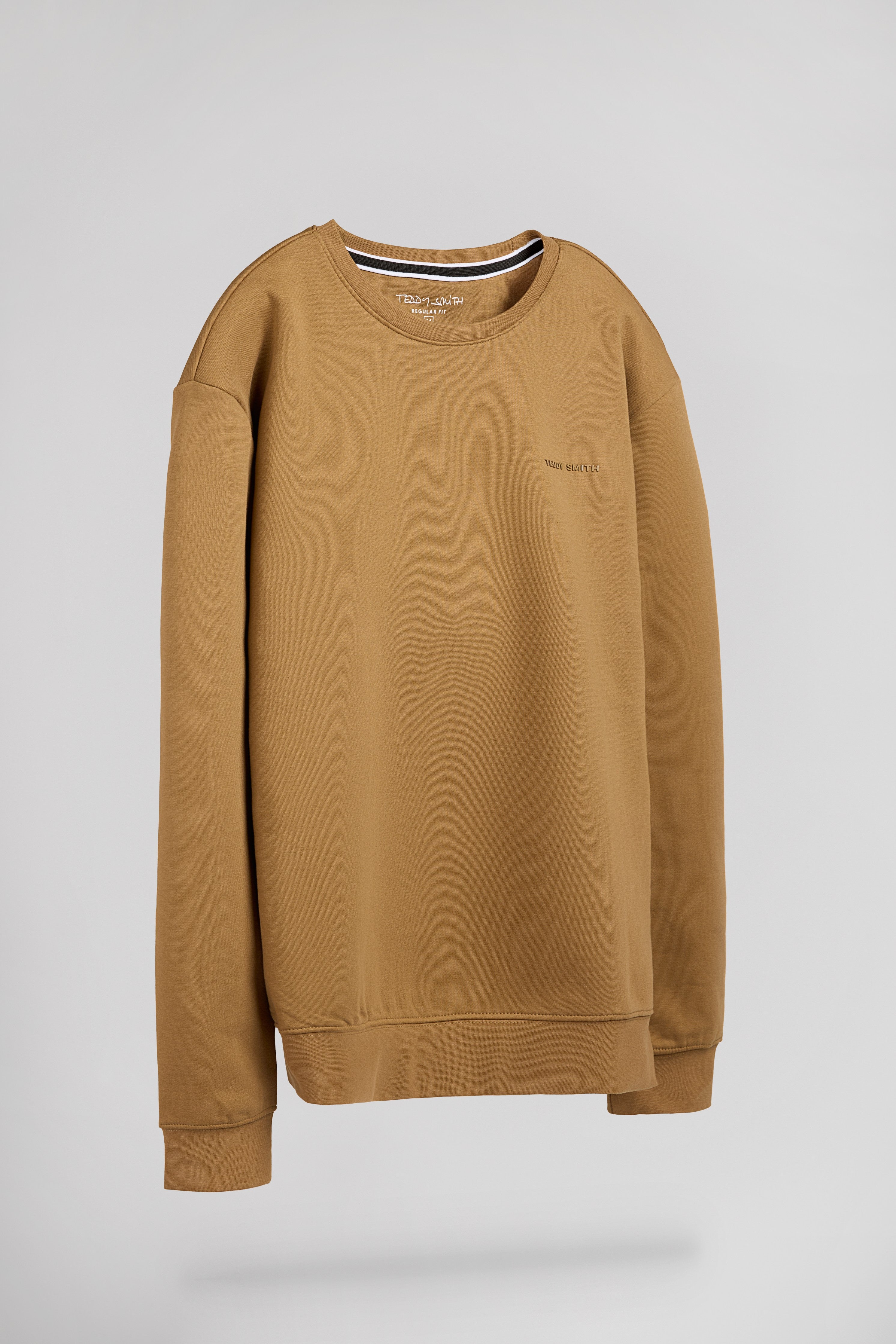 Teddy Smith S-Nark sweat noisette col rond