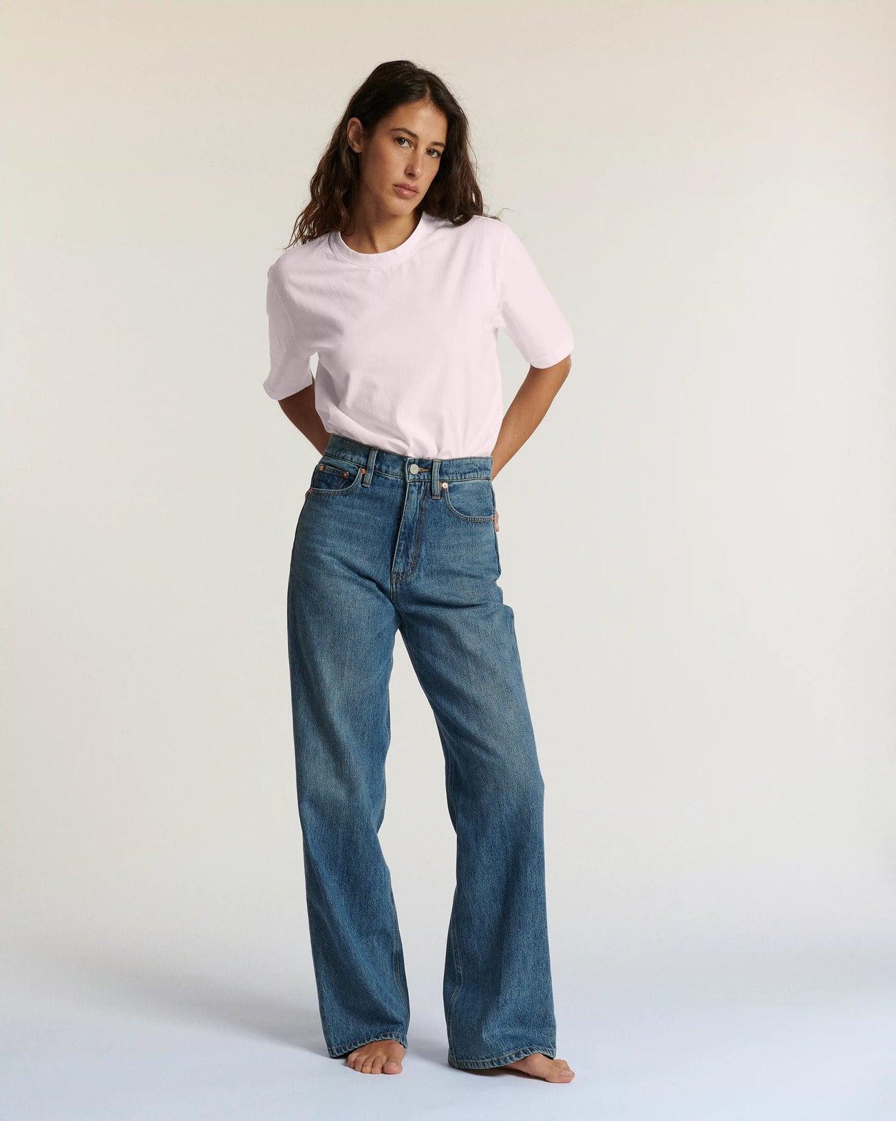 Labdip Carson Candy t-shirt droit coton rose