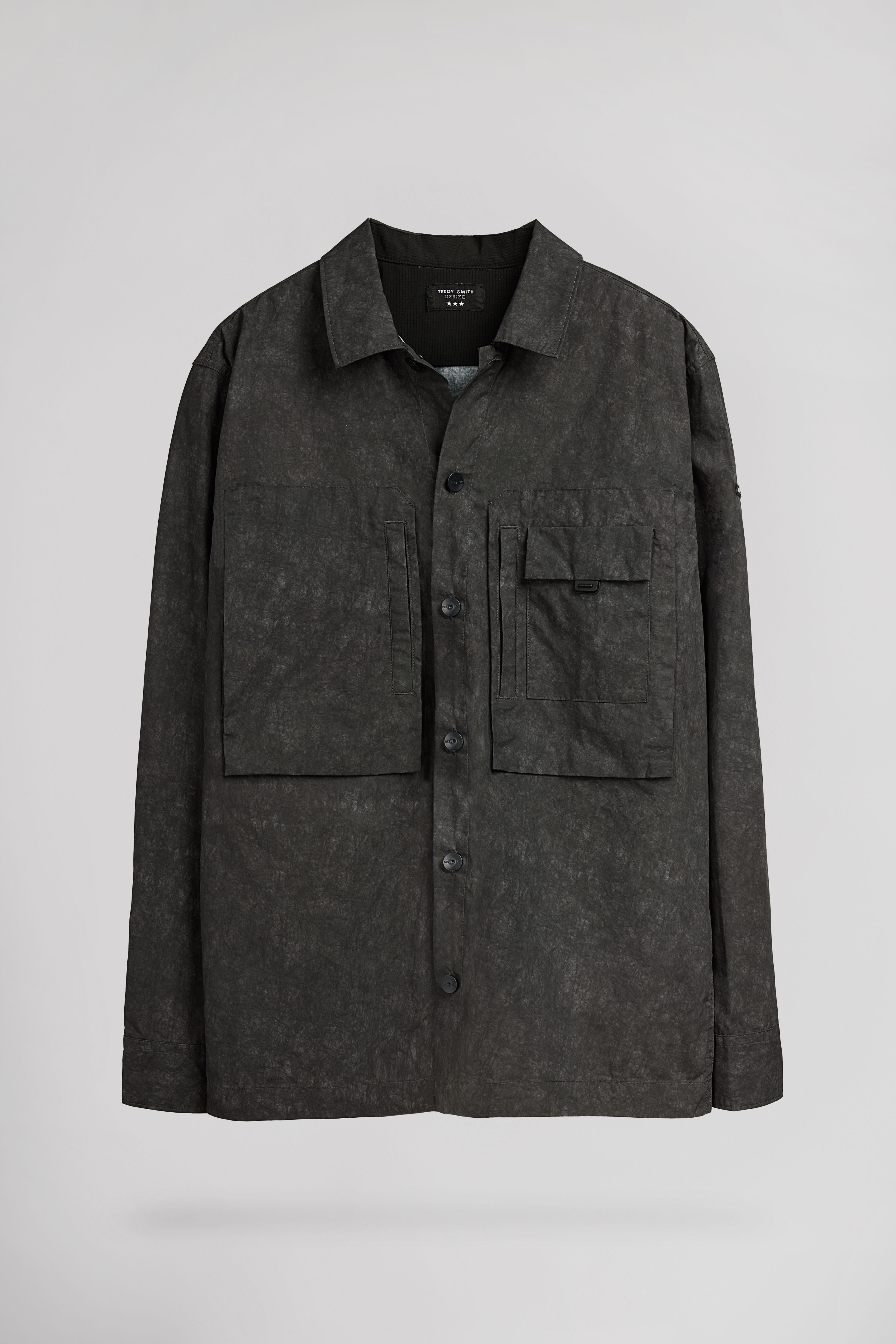 Teddy Smith C-Nylson surchemise noir homme coton