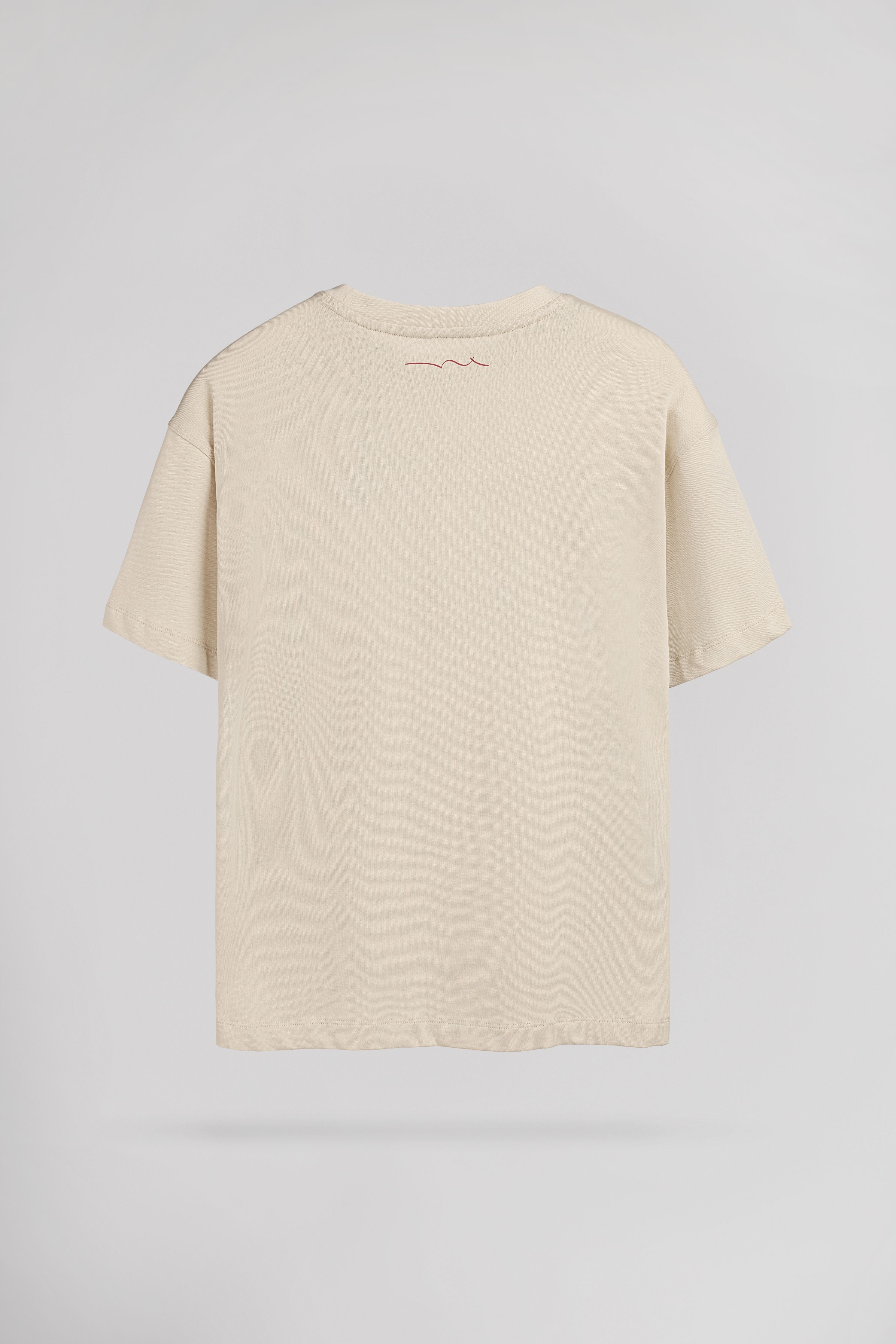 Teddy Smith T-Rond t-shirt beige clair coton 8 ans