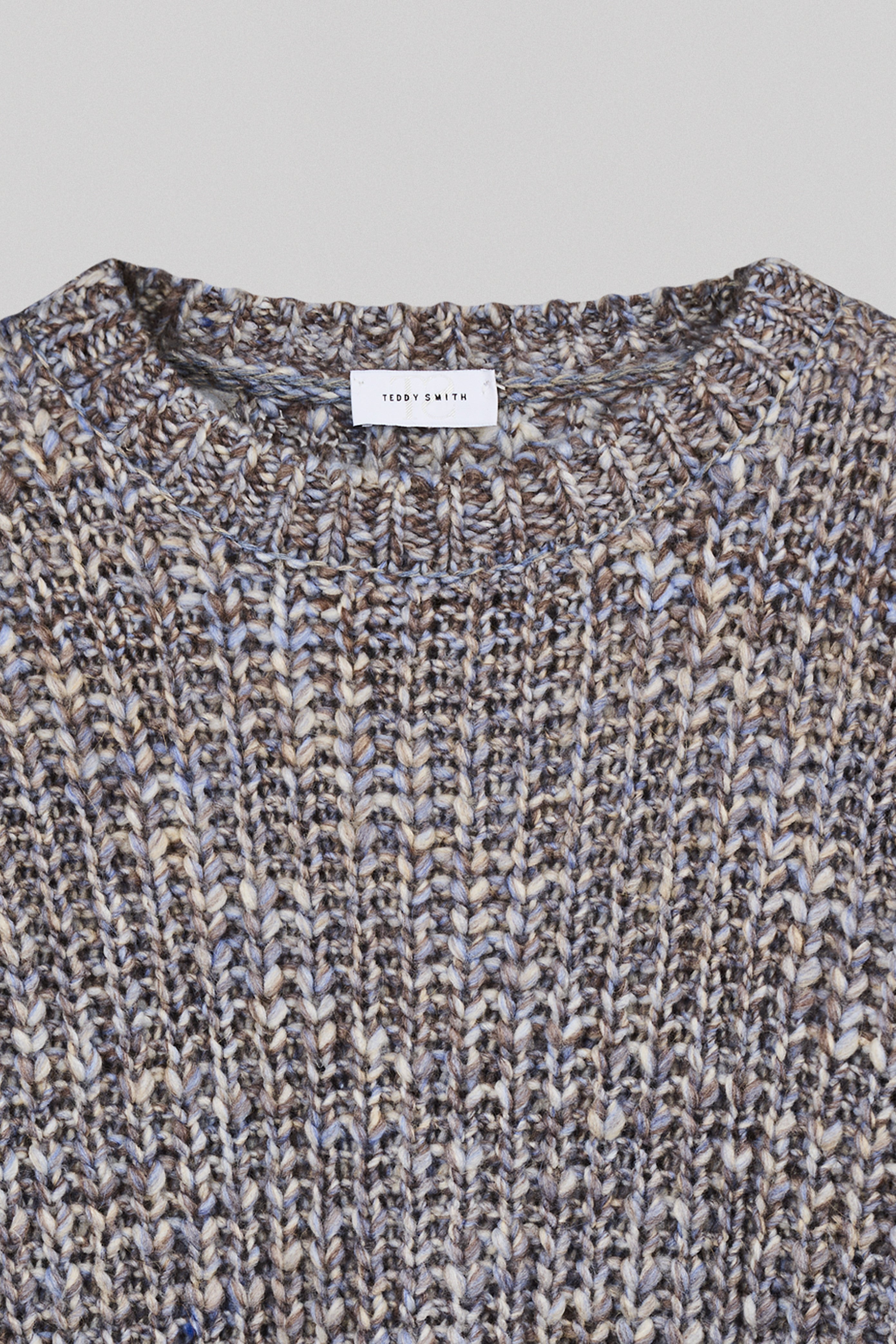 Teddy Smith P-Chloe pull femme chocolat chine alpaga