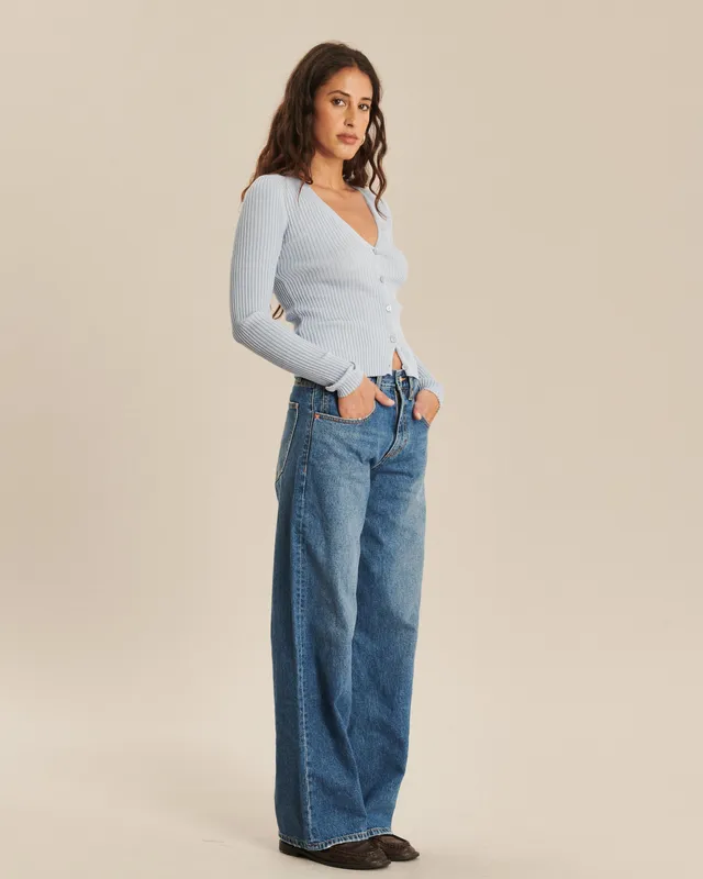 Labdip River Denim Mid Blue IN 32 jean bleu moyen large
