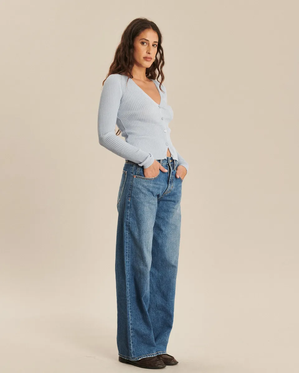 Labdip River Denim Mid Blue IN 32 jean bleu moyen large
