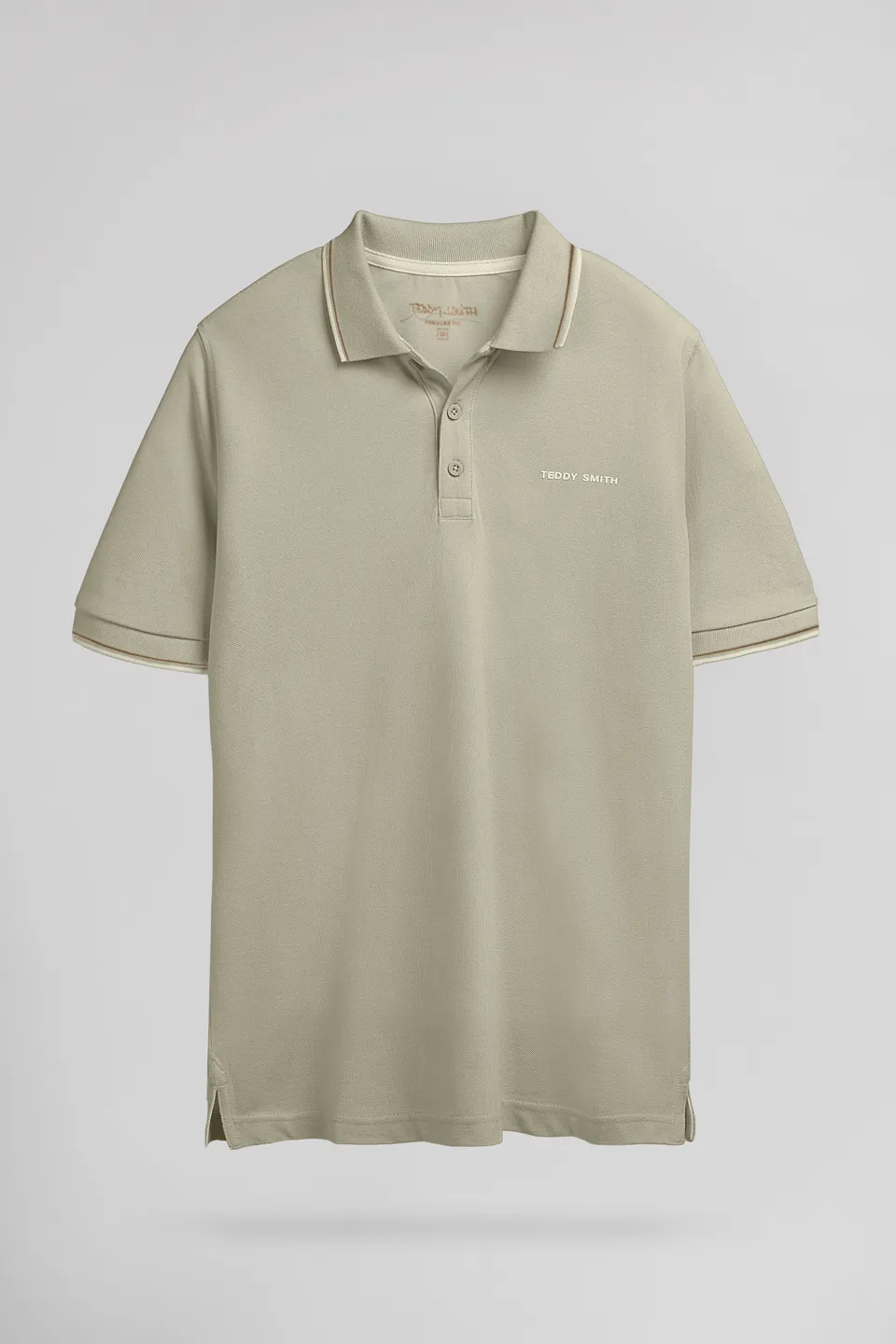 Teddy Smith Pasian 2 MC polo bleach kaki coton