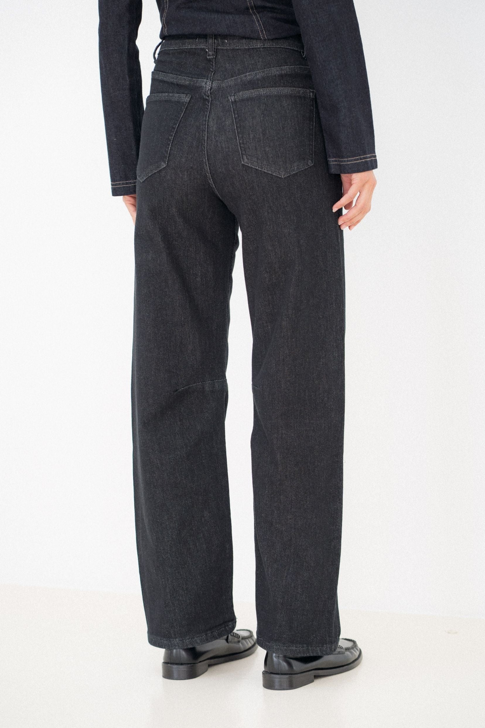 Maison Onado Barrel Love jean barrel bleu vintage