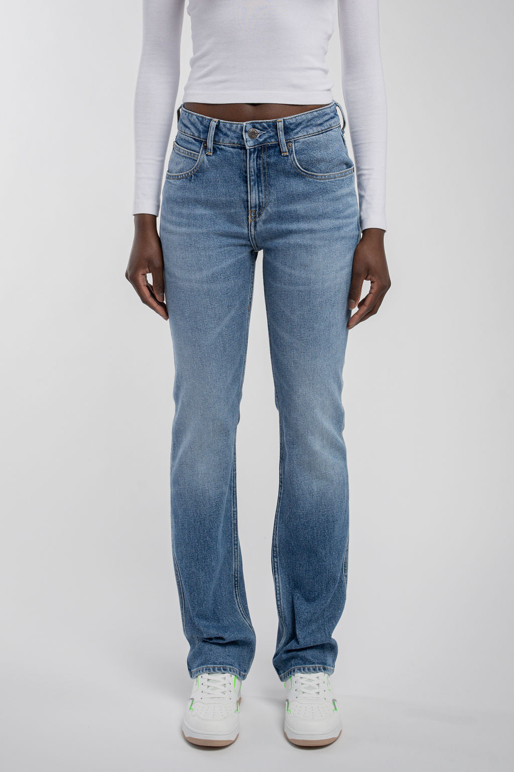 Teddy Smith P-Candy Straight jean femme vintage indigo droit