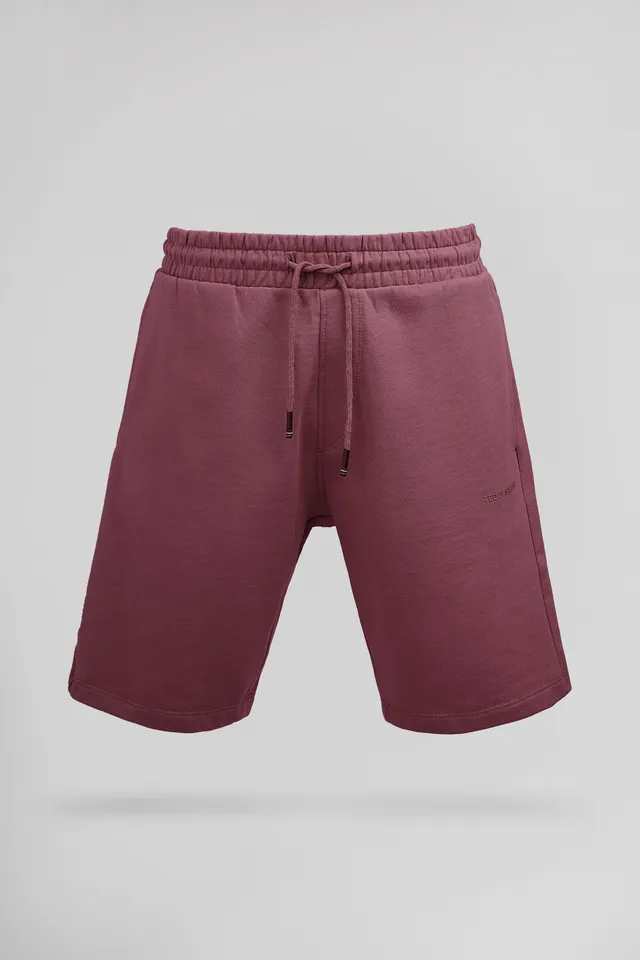 Teddy Smith S-Narky SH short molleton framboise homme