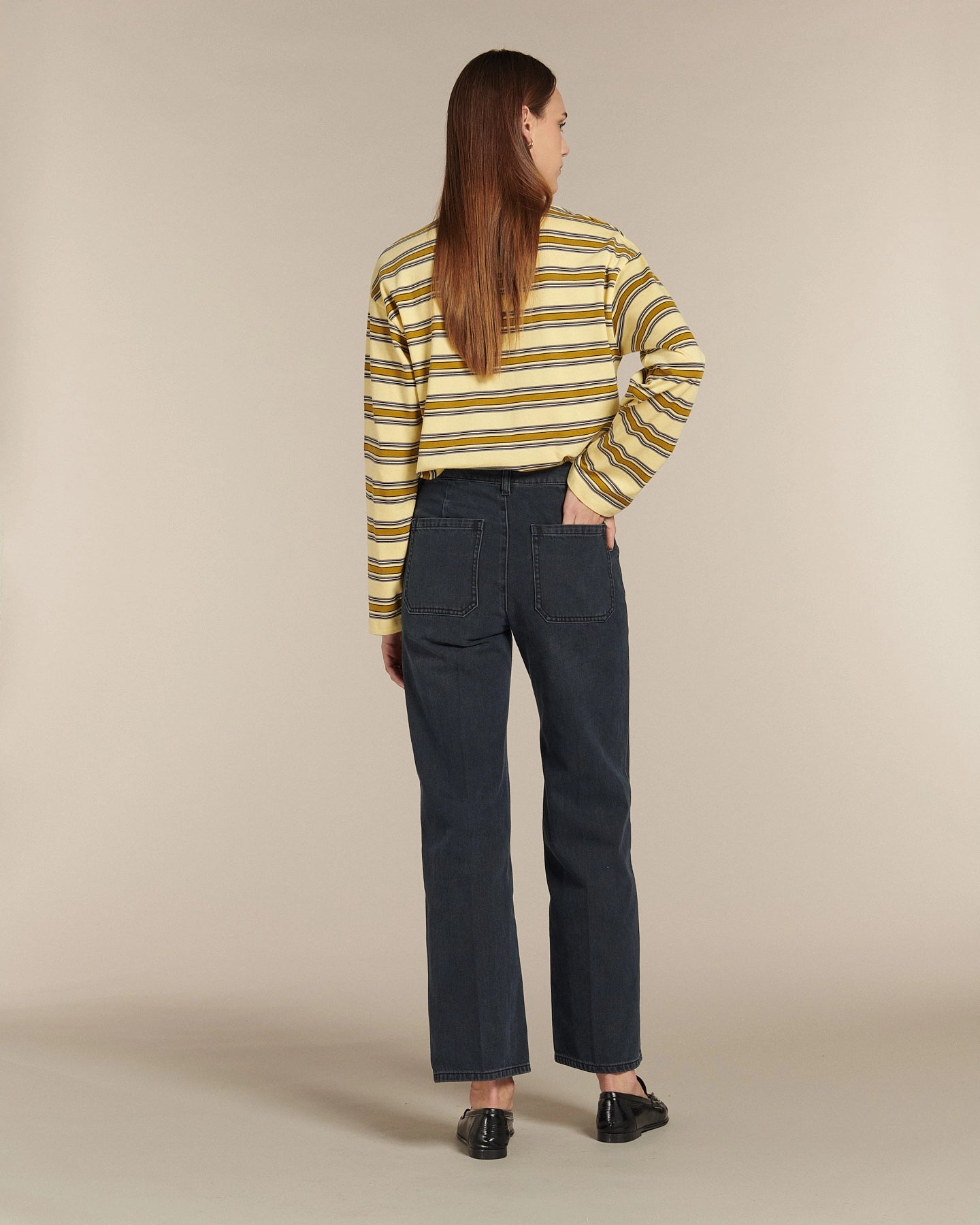 Labdip Swann Cloudy Blue jean droit taille haute