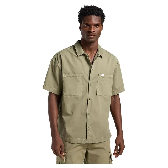 Lee Mechanic Shirt chemise homme vert mercantile coton