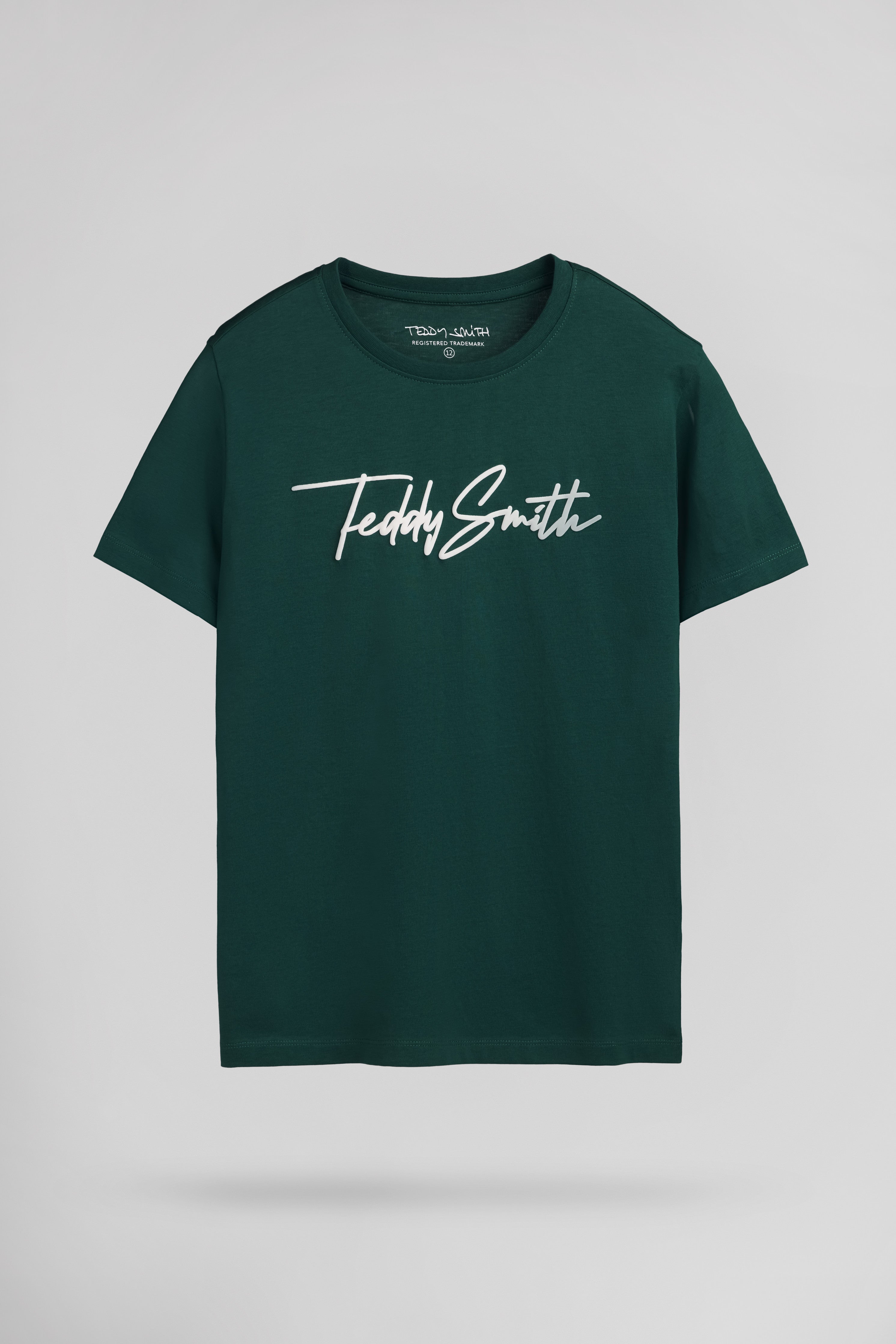 Teddy Smith T-Evan MC Jr t-shirt garçon vert pin coton