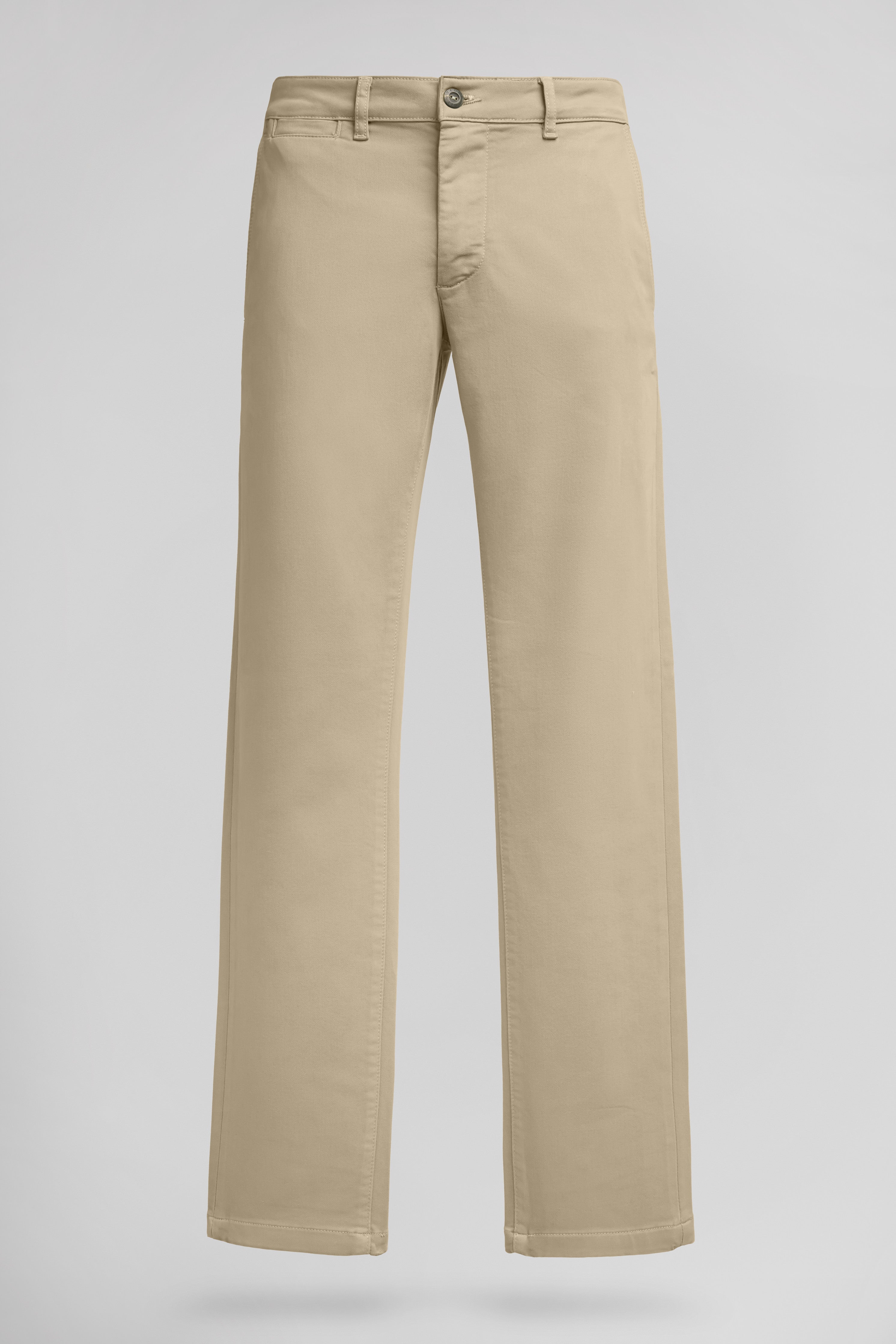 Teddy Smith Pallas Chino Sweat Dyed pantalon chino beige slim