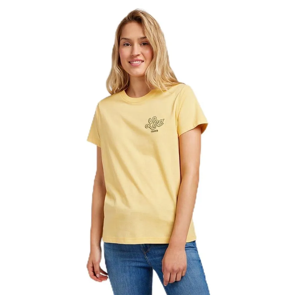 Lee Small Logo Tee t-shirt femme L col rond