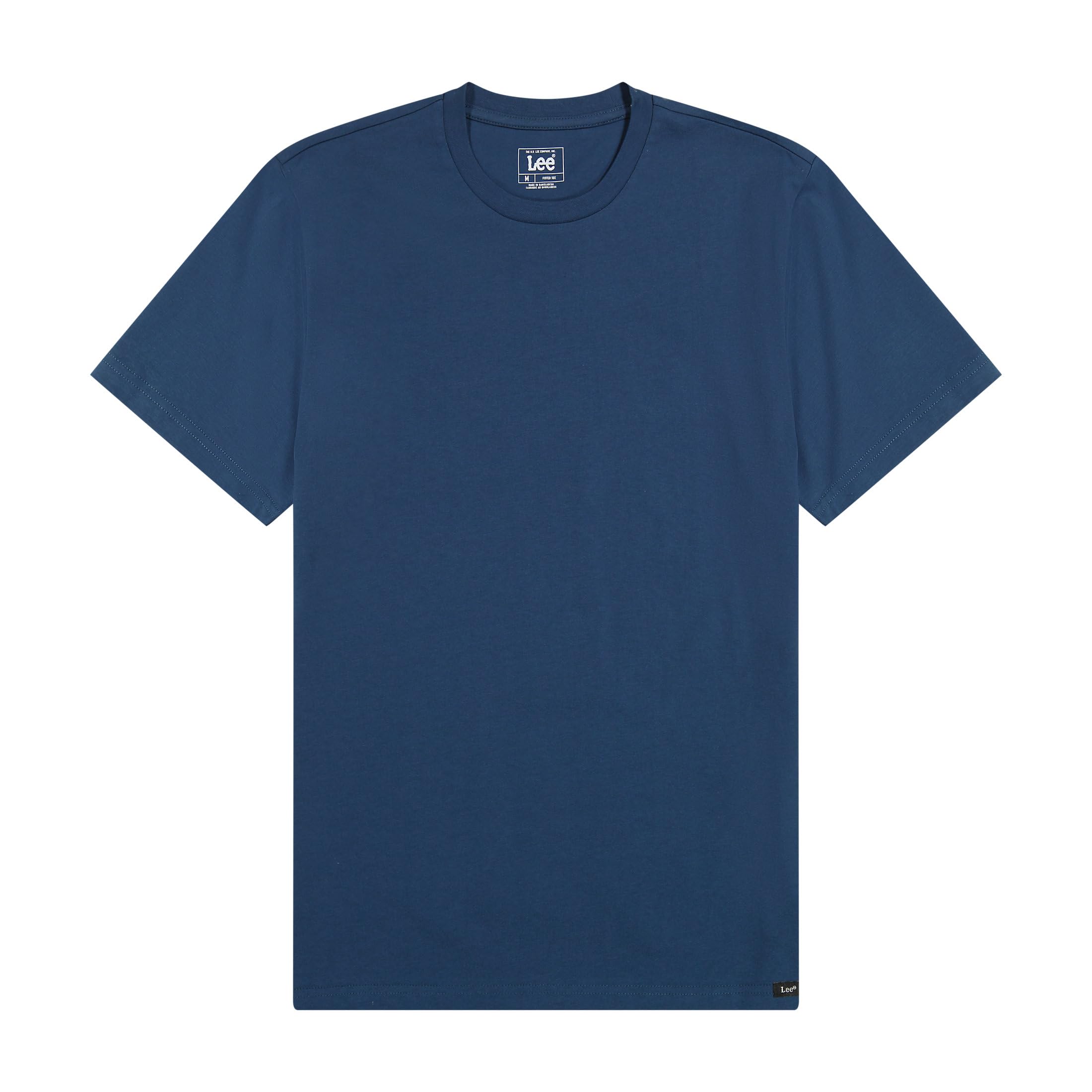 Lee Twin Pack Crew T-shirt homme x2 Jade Forest coupe ajustée