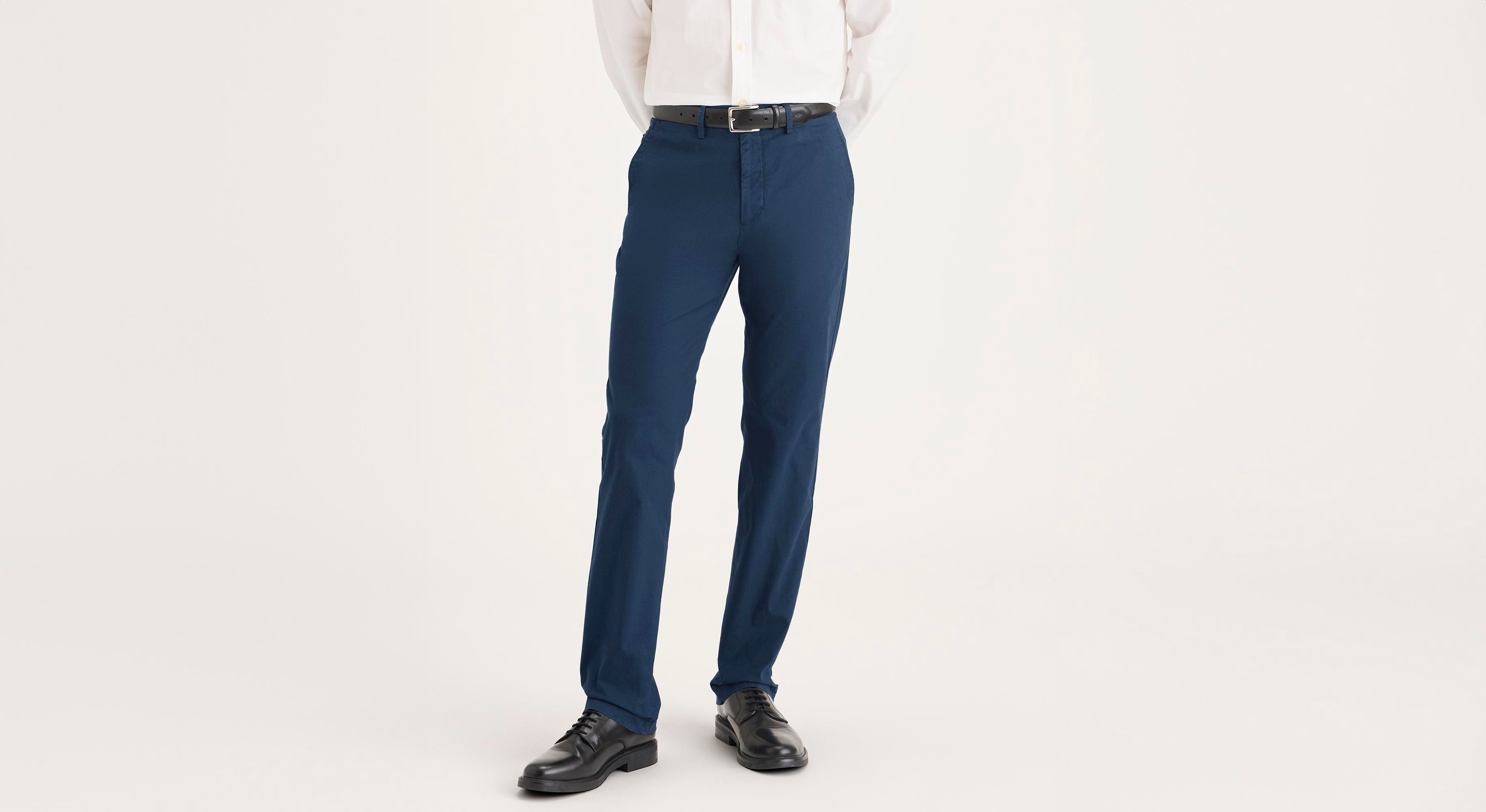 Dockers Crafted Khaki Slim Fit chino bleu ocean stretch