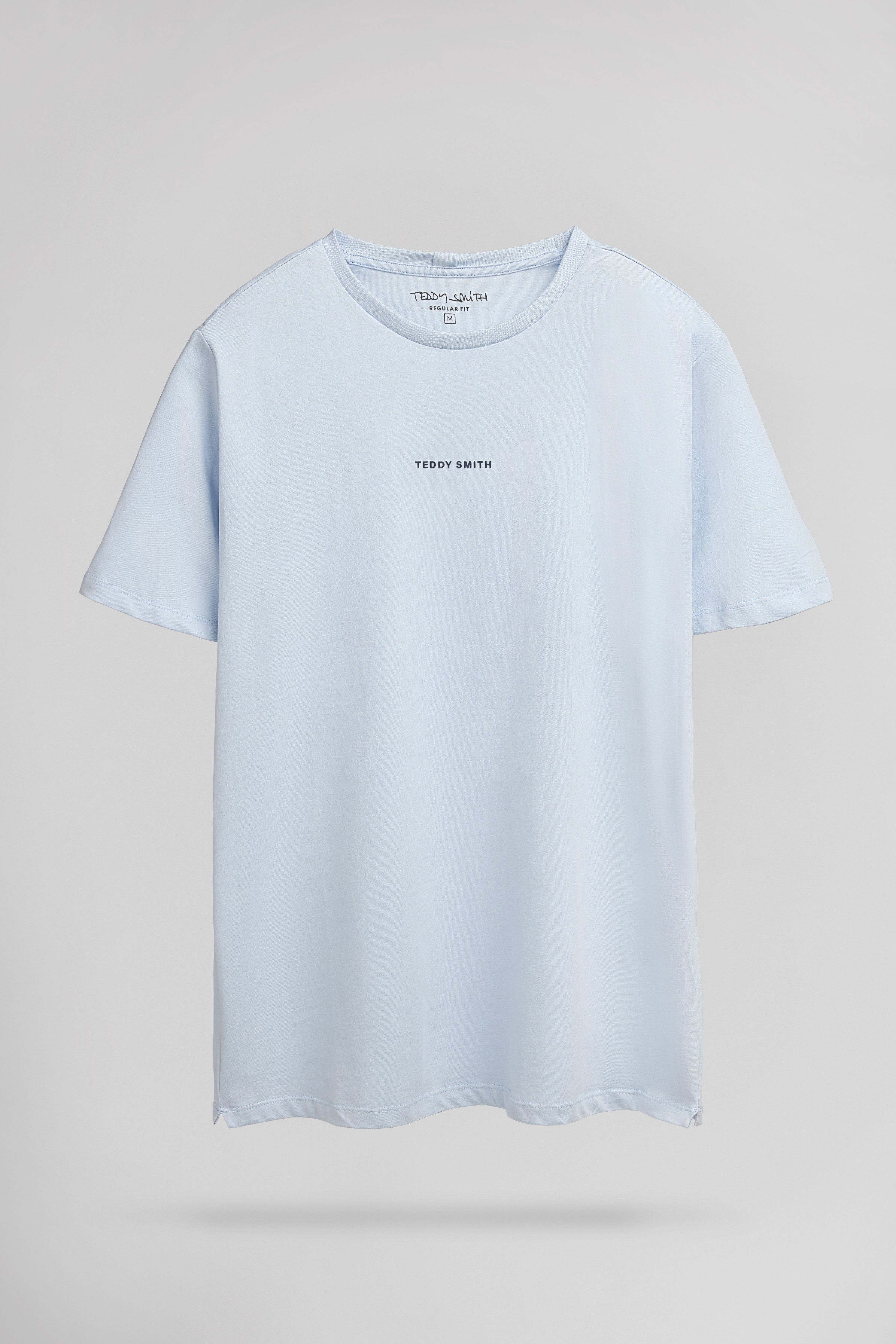 Teddy Smith T-Soy 2 MC t-shirt bleu pastel coton