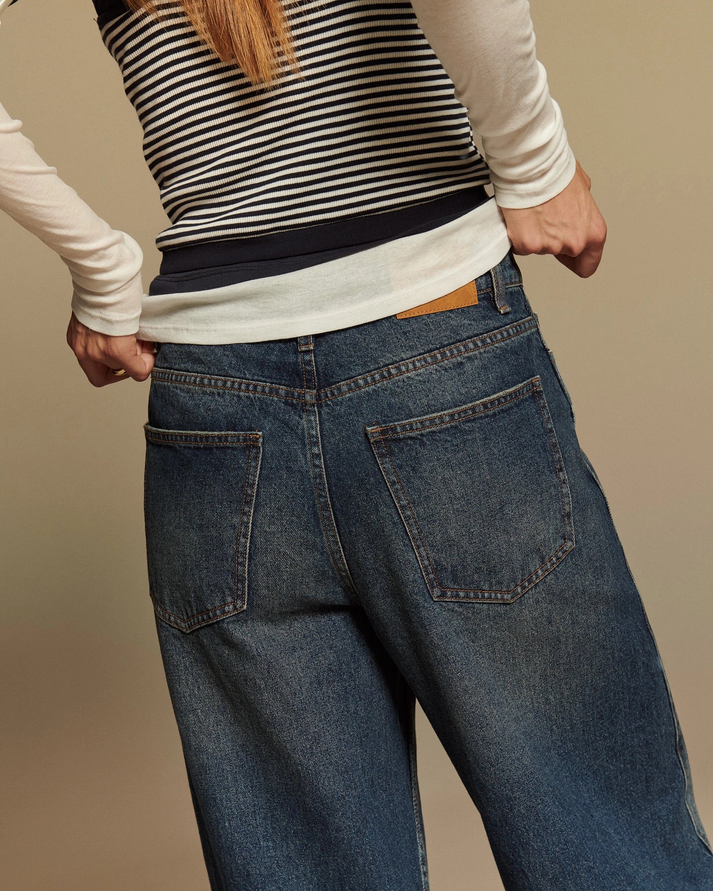 Labdip Orson Heritage Blue jean barrel coton
