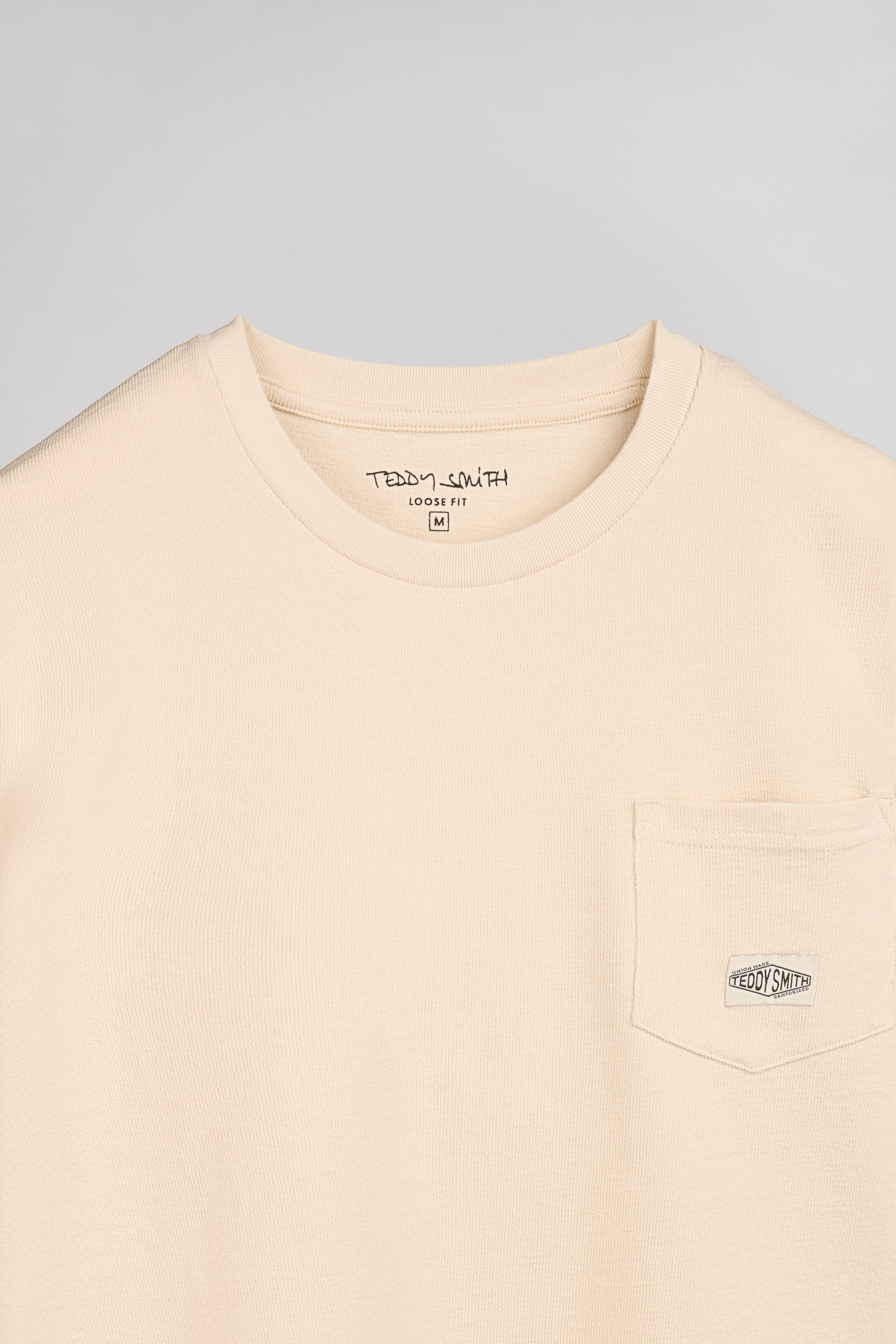 Teddy Smith T-Jameson ML t-shirt manches longues crème