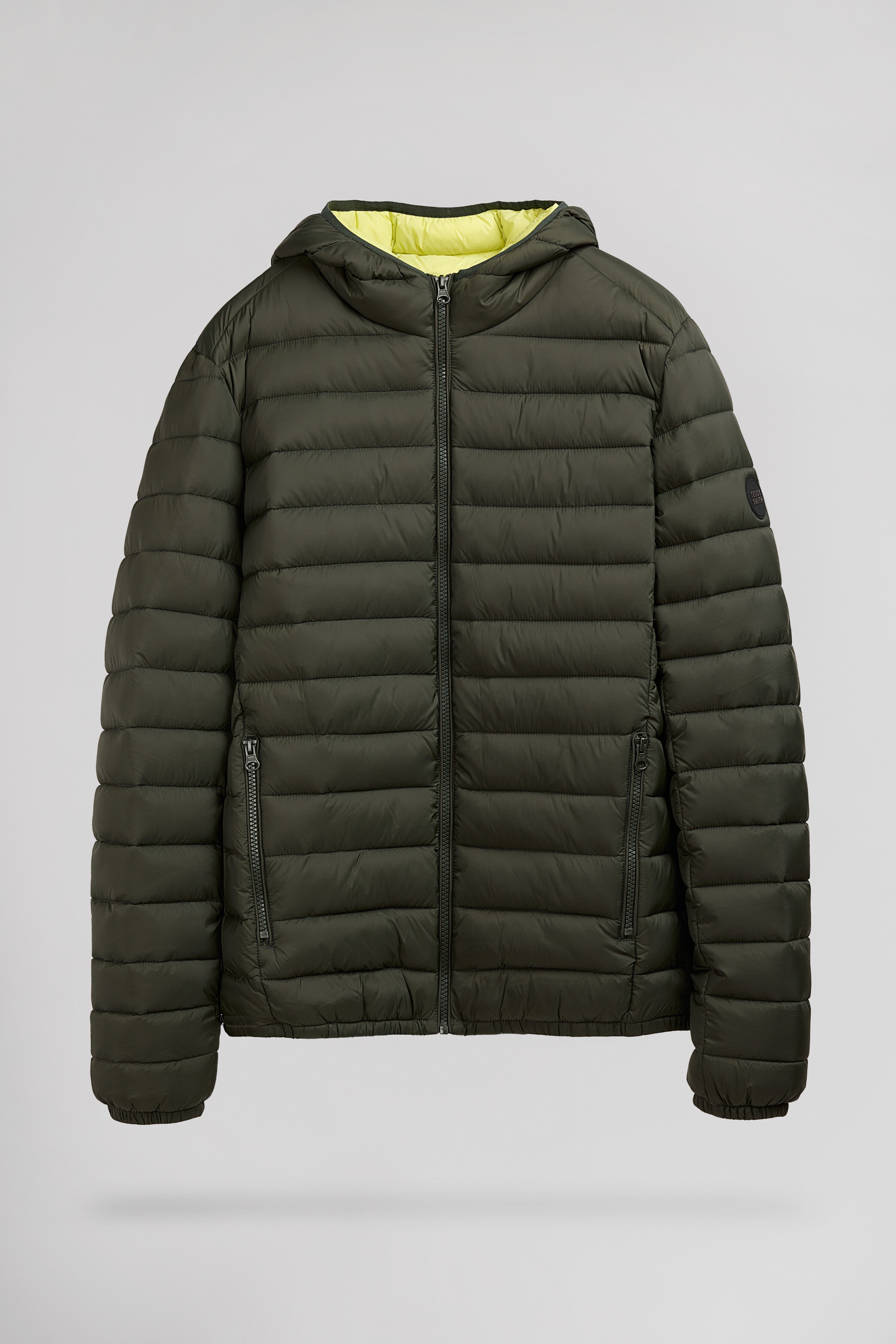 Teddy Smith Blighter doudoune capuche deep kaki homme