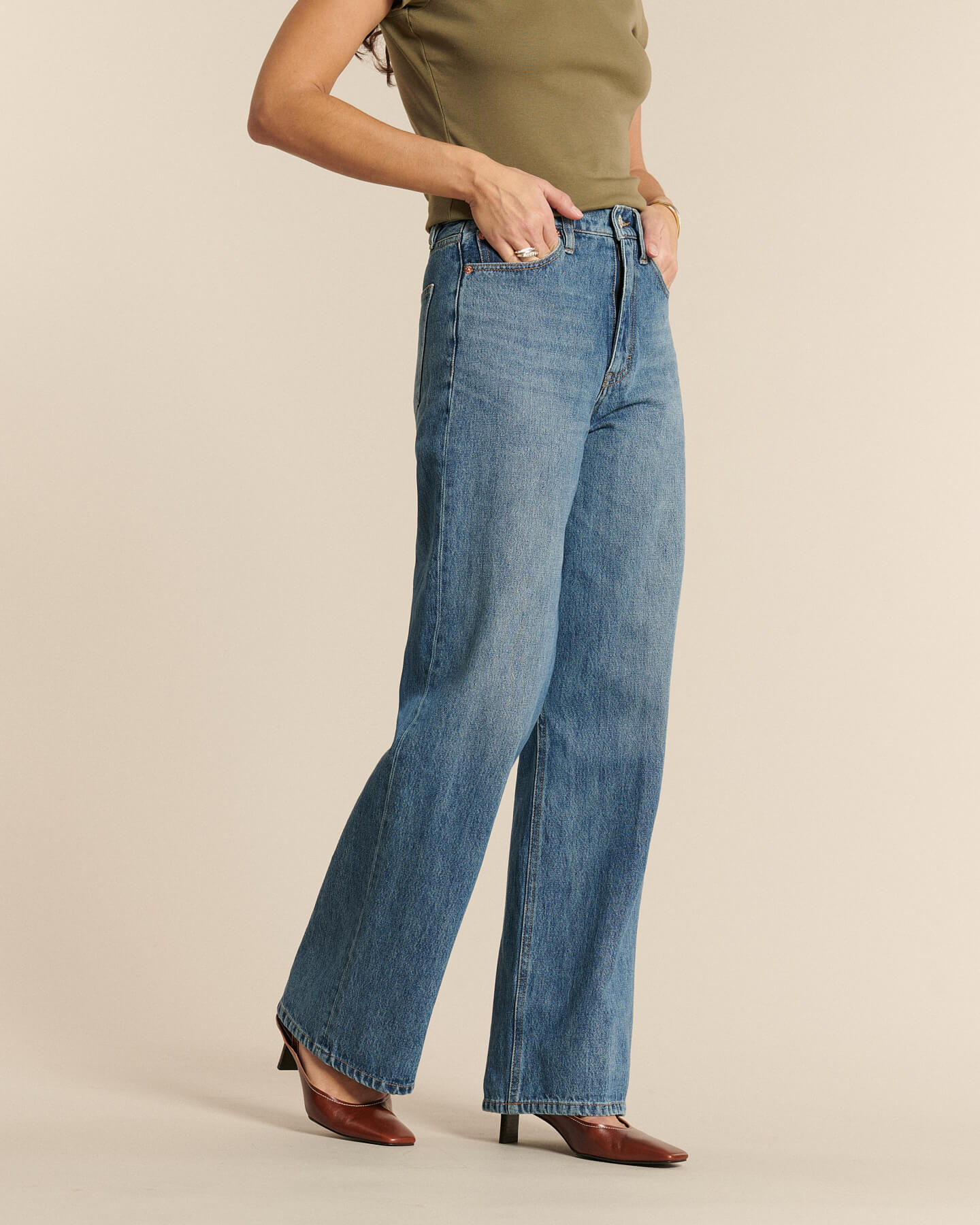 Labdip Sully Long Echo Blue IN 33 jean large coton